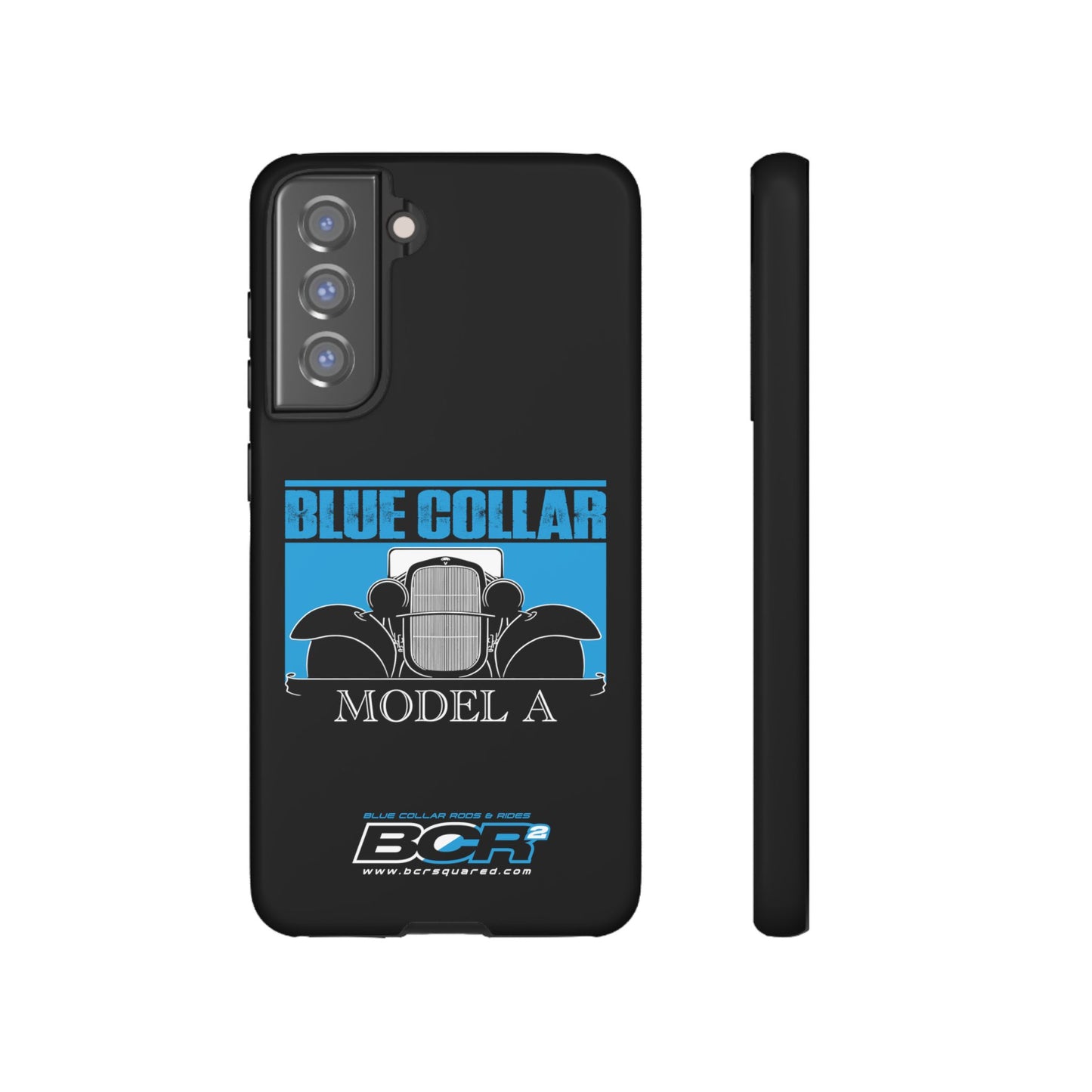 Blue Collar Model A Black Phone Case