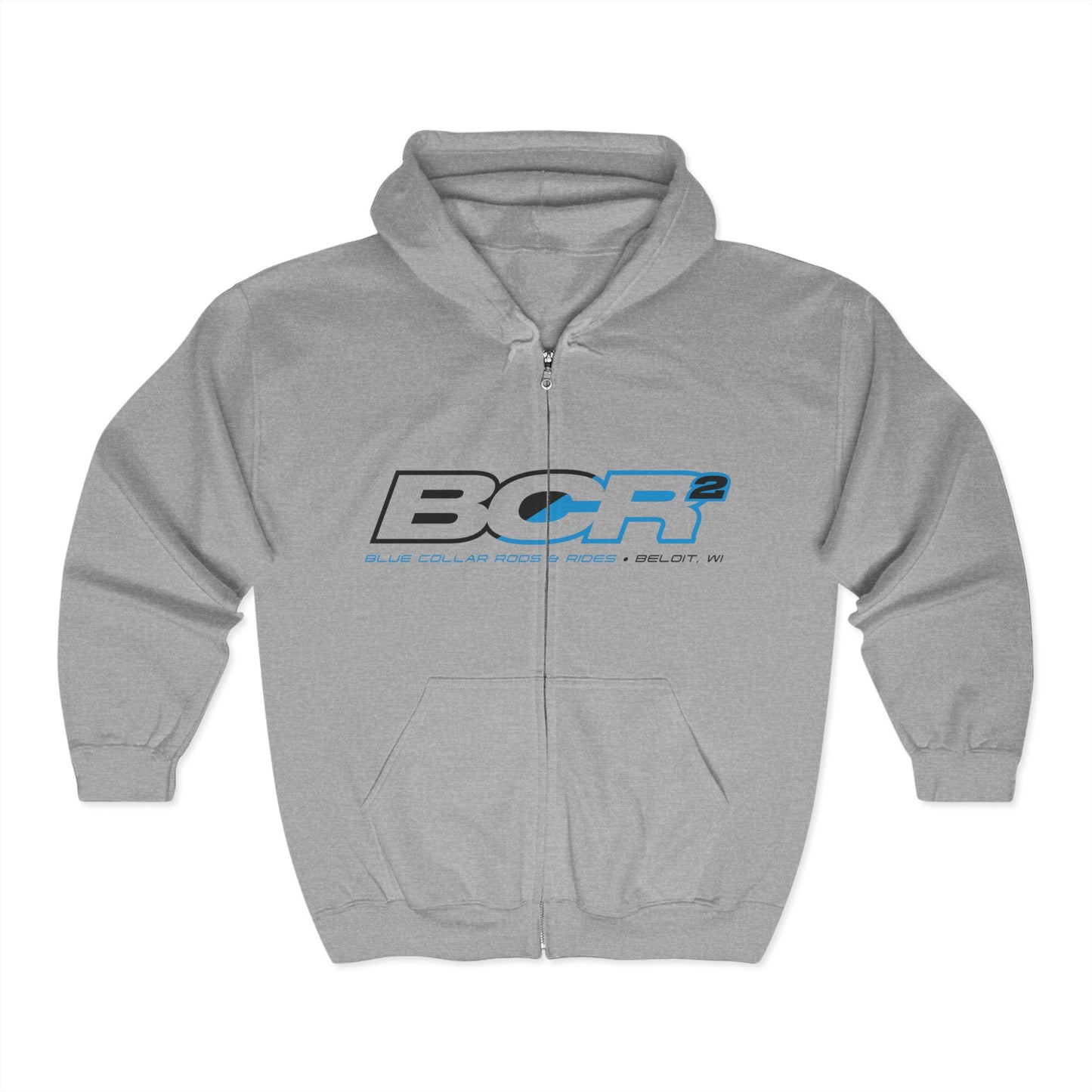 BCR Squared Zip Up Hoodie