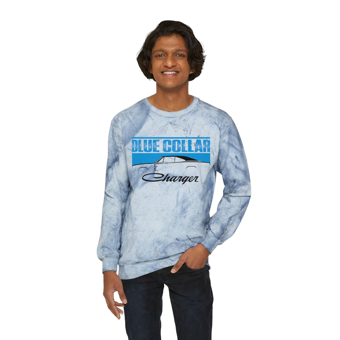 Blue Collar Charger Color Blast Sweatshirt