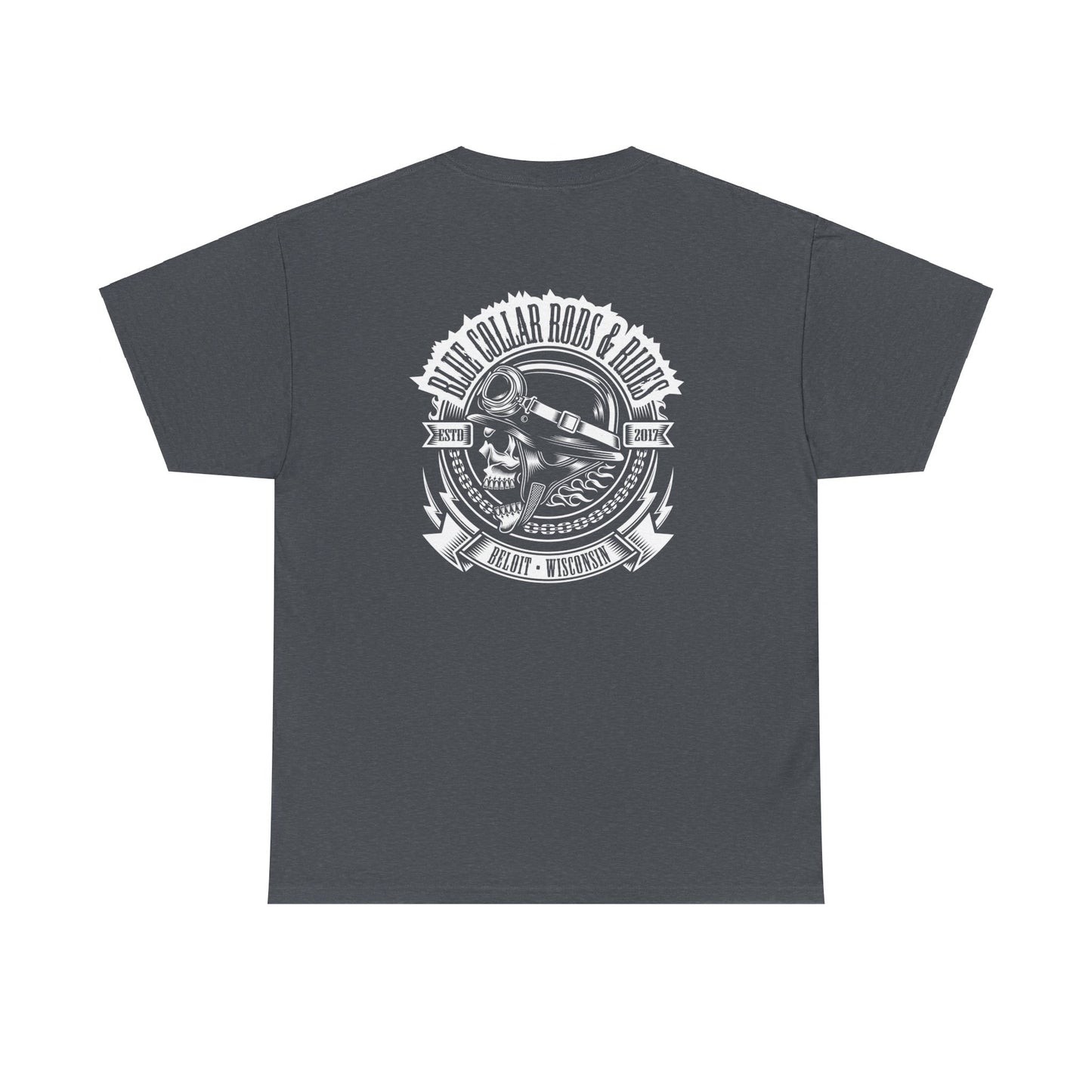 Blue Collar Skull 1 Tee