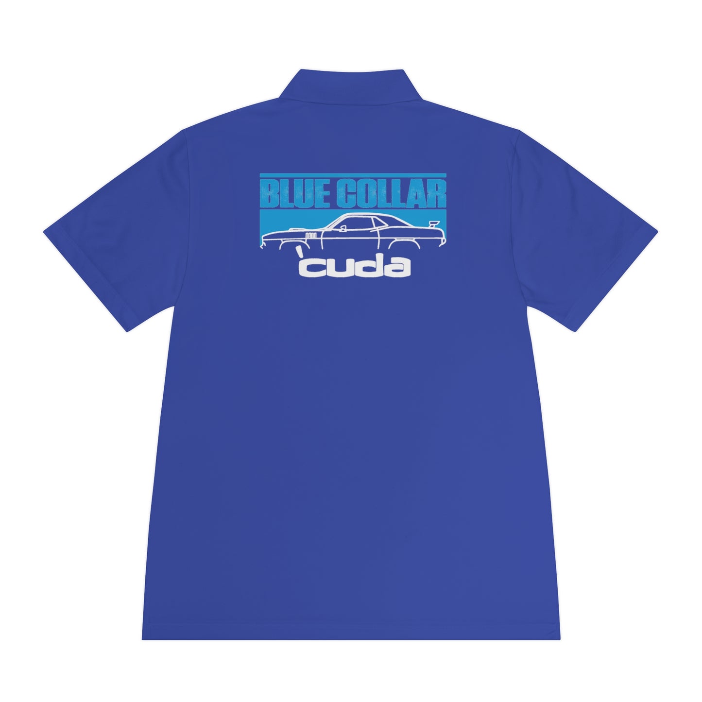Blue Color 'Cuda Polo Shirt