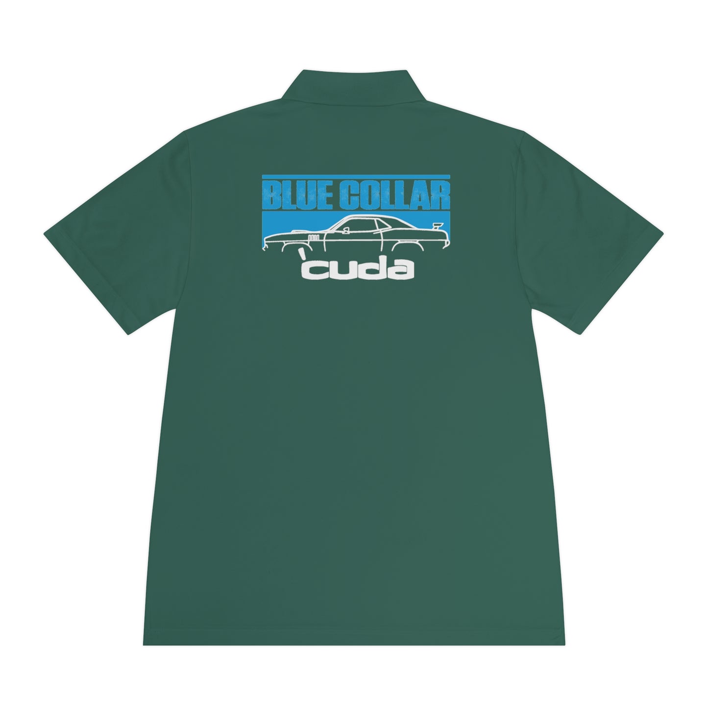 Blue Color 'Cuda Polo Shirt