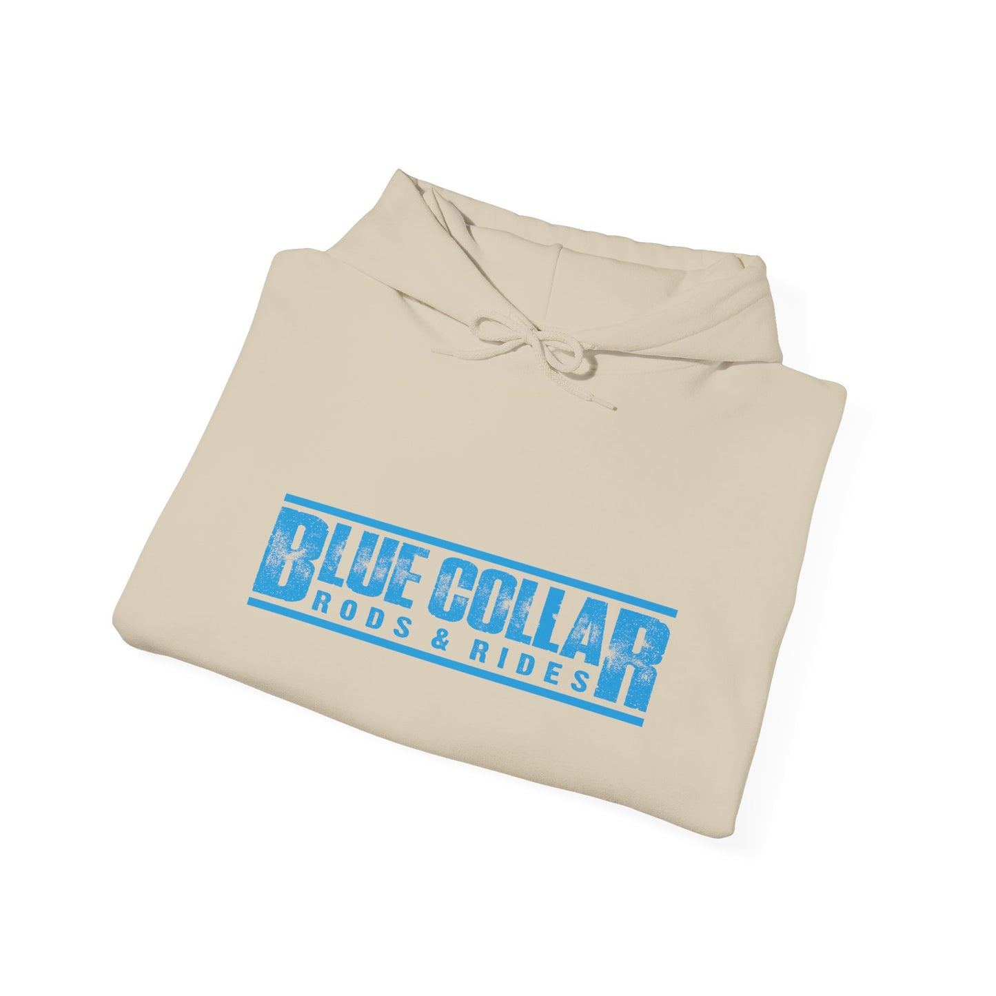 Blue Collar Block Logo Hoodie