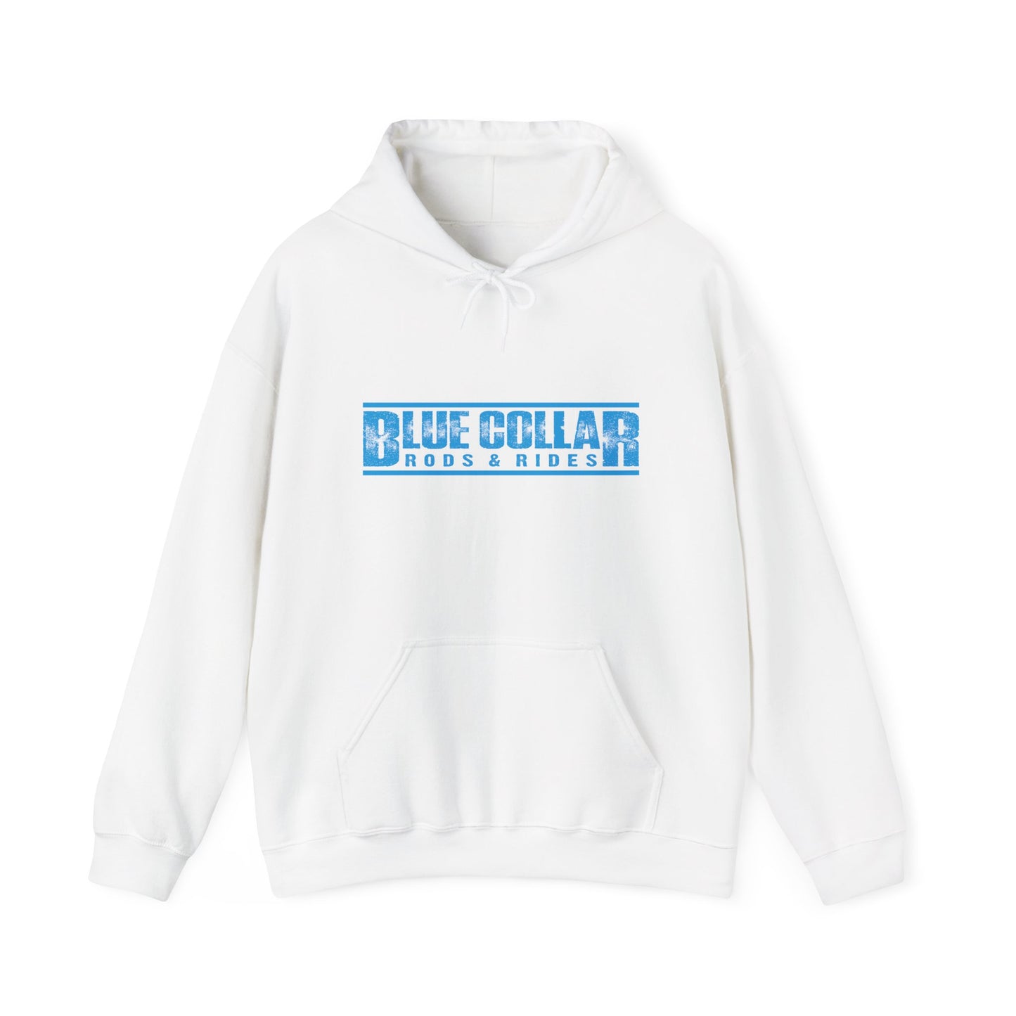 Blue Collar Block Logo Hoodie