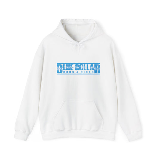 Blue Collar Block Logo Hoodie
