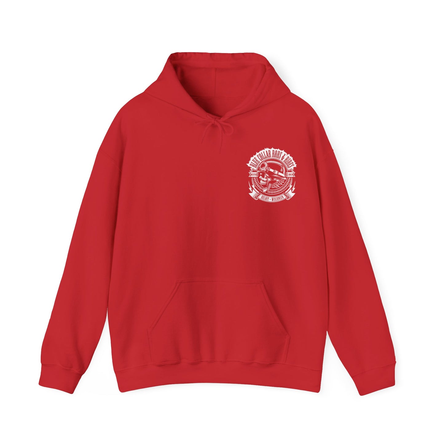 Blue Collar Skull 1 Hoodie