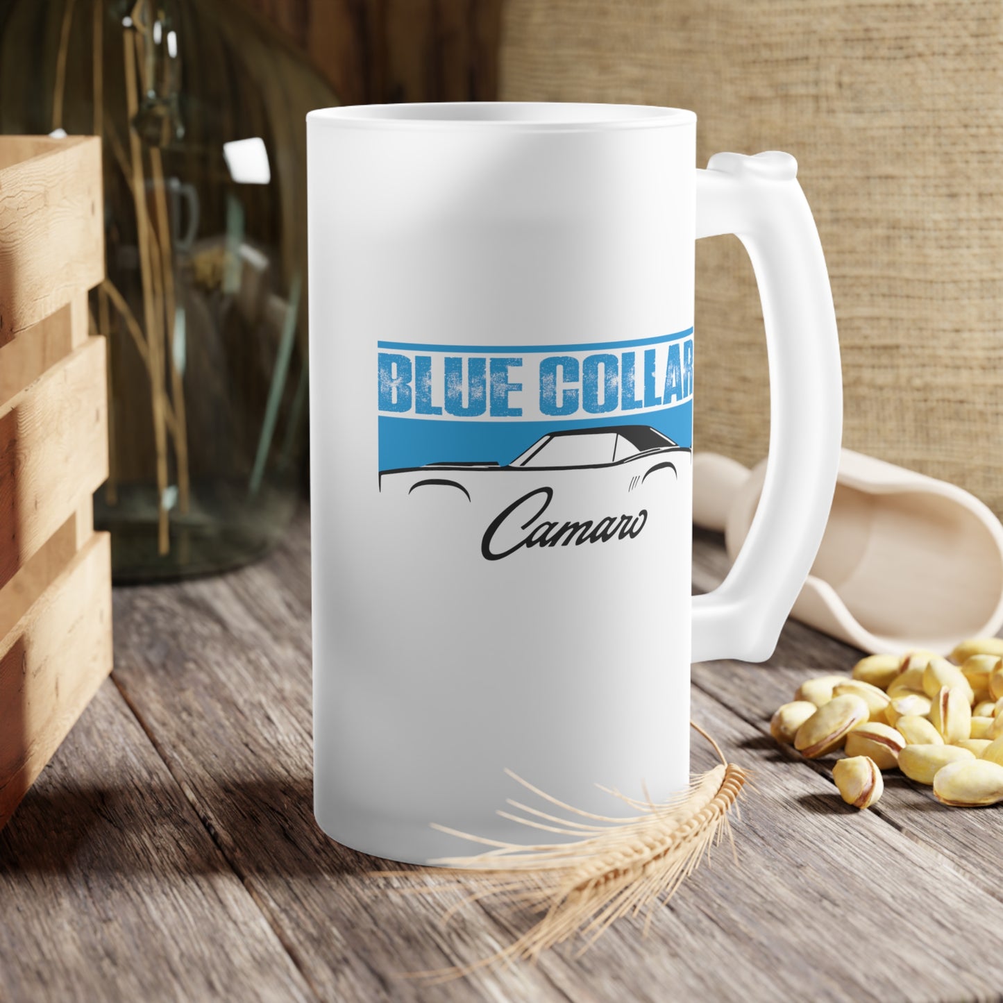 Blue Collar 1st Gen Camaro Frosted Beer Mug