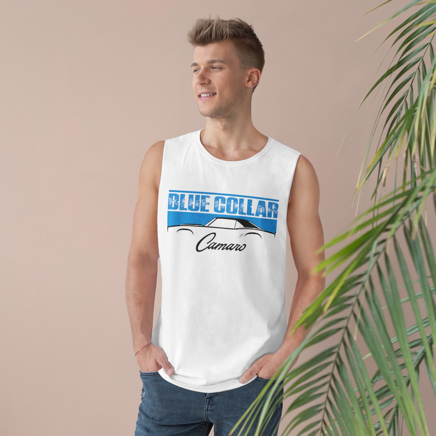 Blue Collar 1st Gen Camaro Unisex Sleeveless Tee