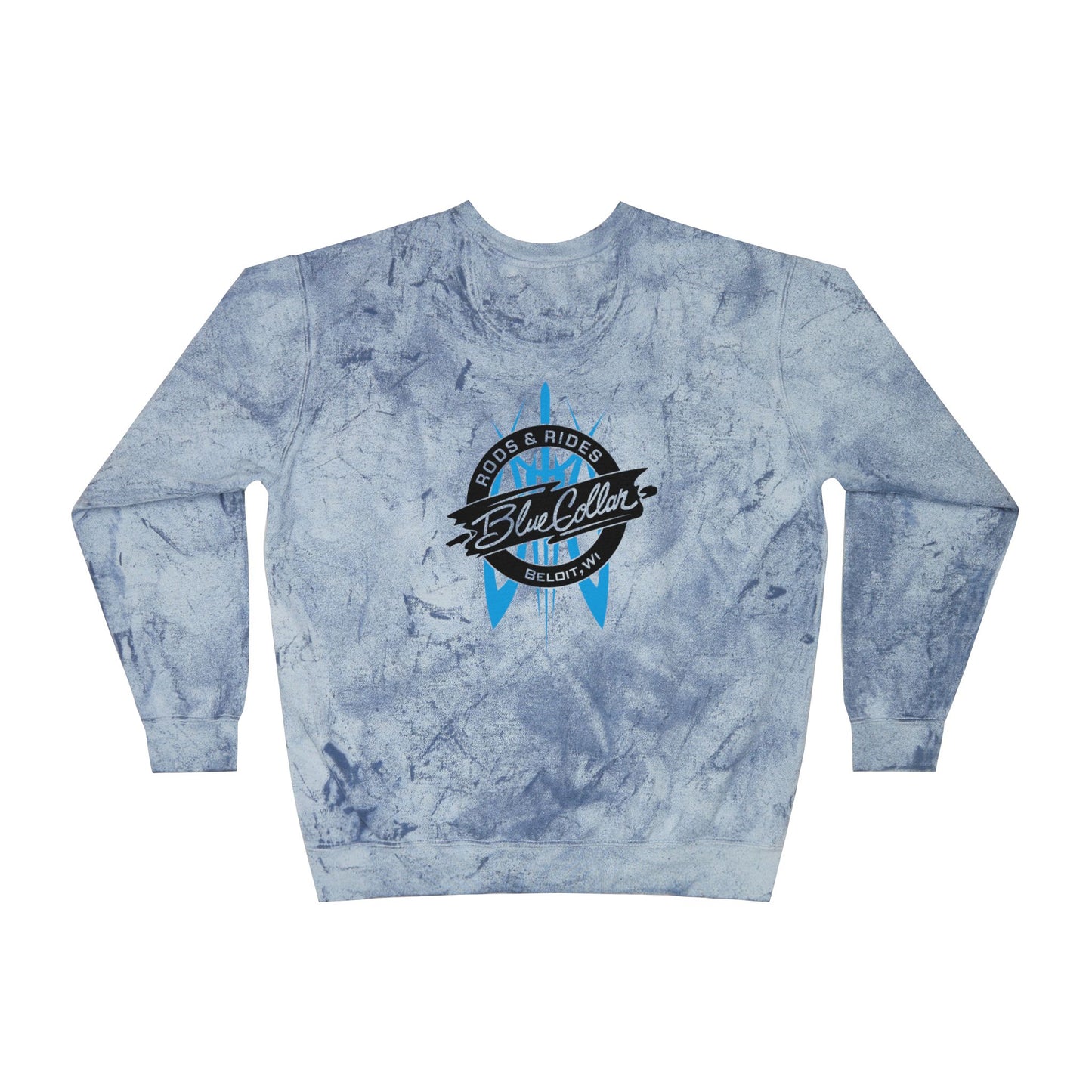 Blue Collar Pinstripe Color Blast Sweatshirt