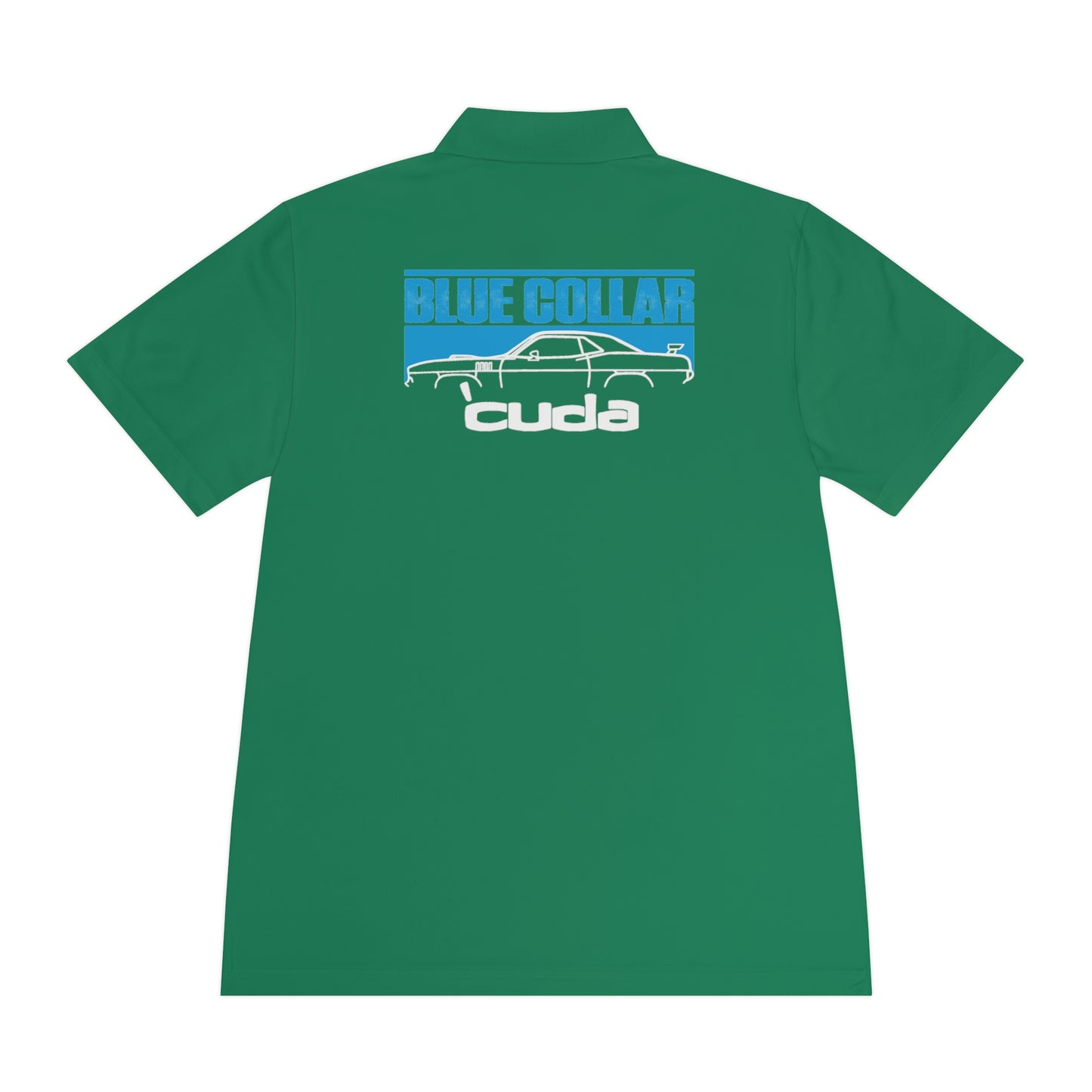 Blue Color 'Cuda Polo Shirt