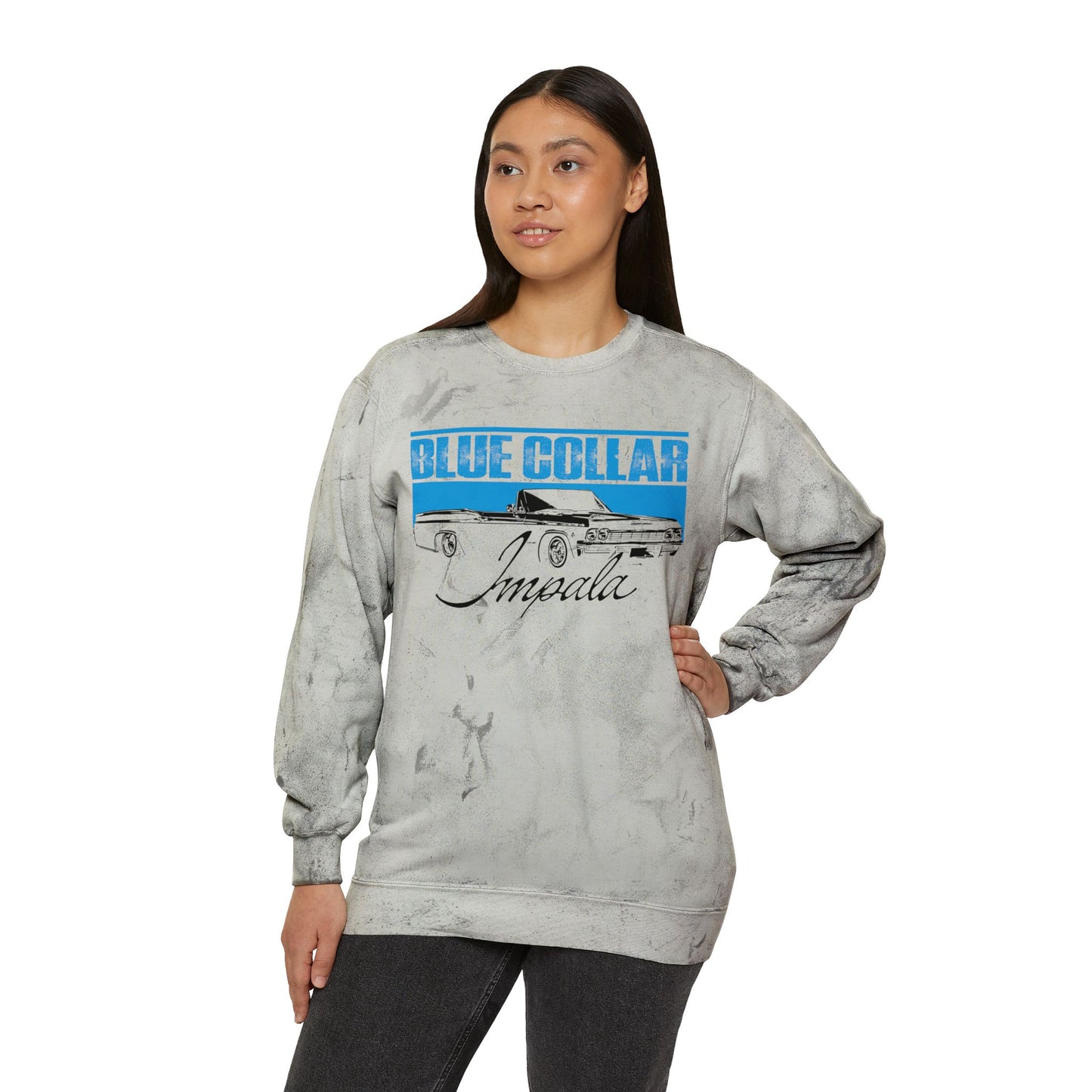Blue Collar Impala Color Blast Sweatshirt