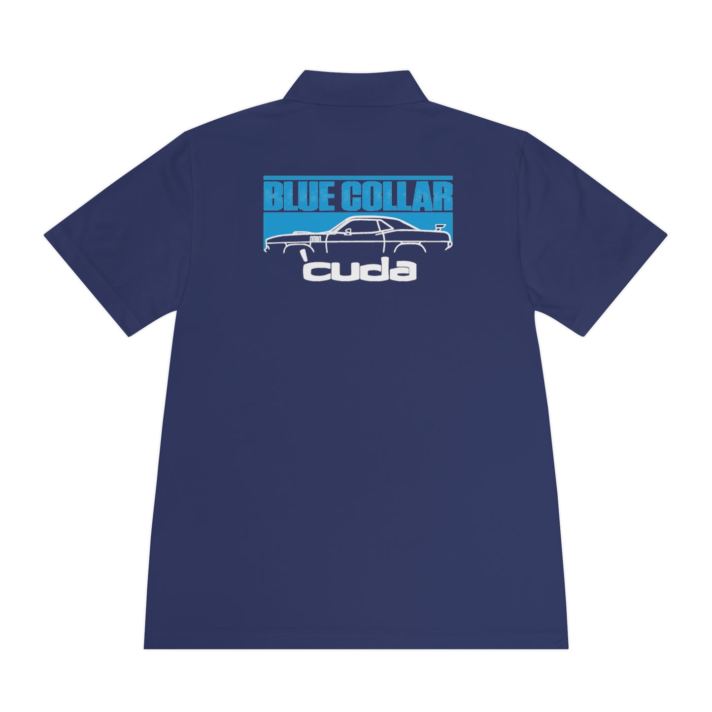 Blue Color 'Cuda Polo Shirt