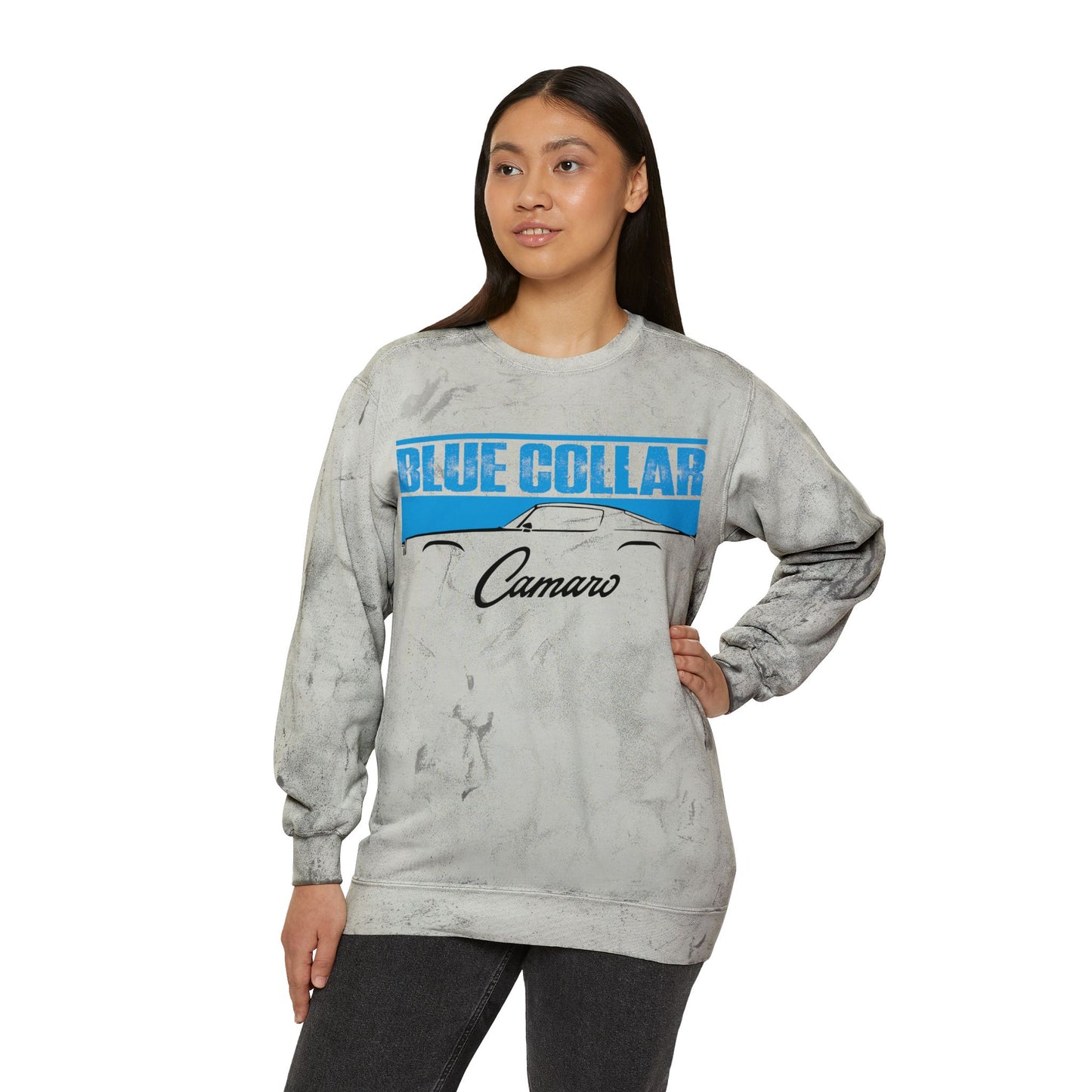 Blue Collar 2nd Gen Camaro Color Blast Crewneck Sweatshirt