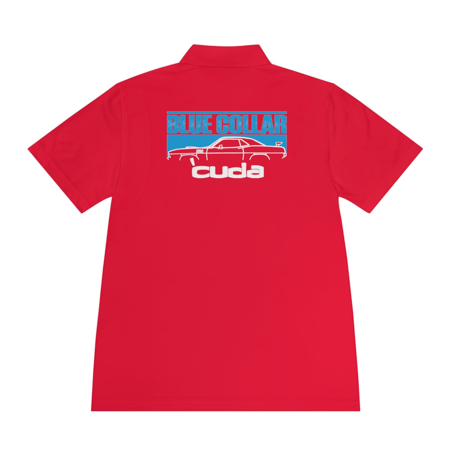 Blue Color 'Cuda Polo Shirt