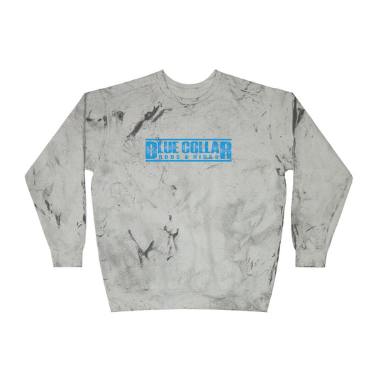 Blue Collar Block Logo Color Blast Sweatshirt