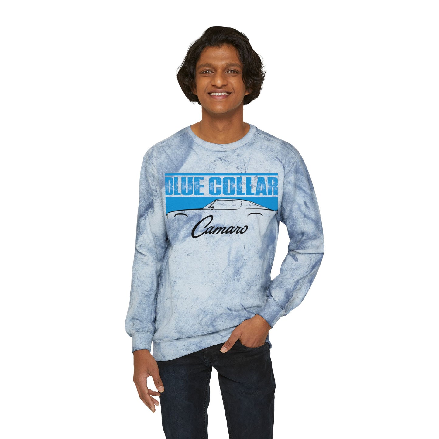 Blue Collar 2nd Gen Camaro Color Blast Crewneck Sweatshirt