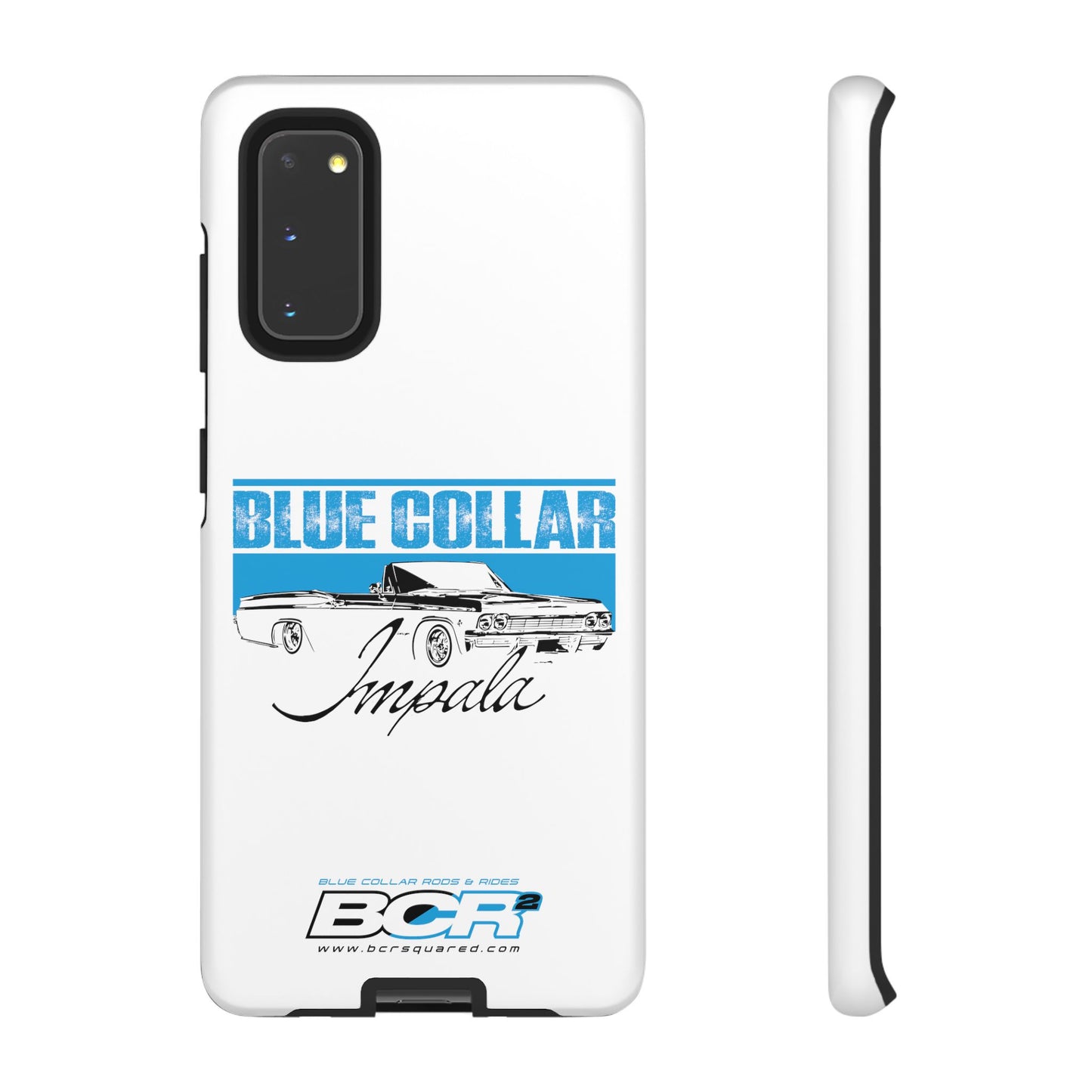 Blue Collar Impala White Phone Cases