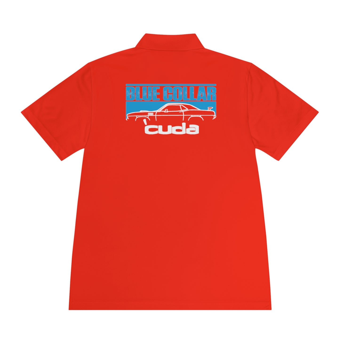 Blue Color 'Cuda Polo Shirt