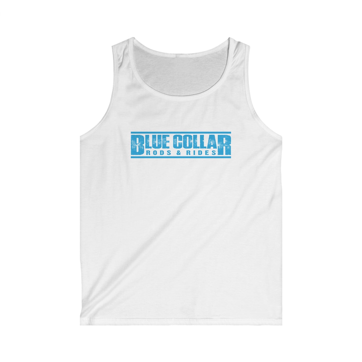 Blue Collar Block Logo Men's Tank Top