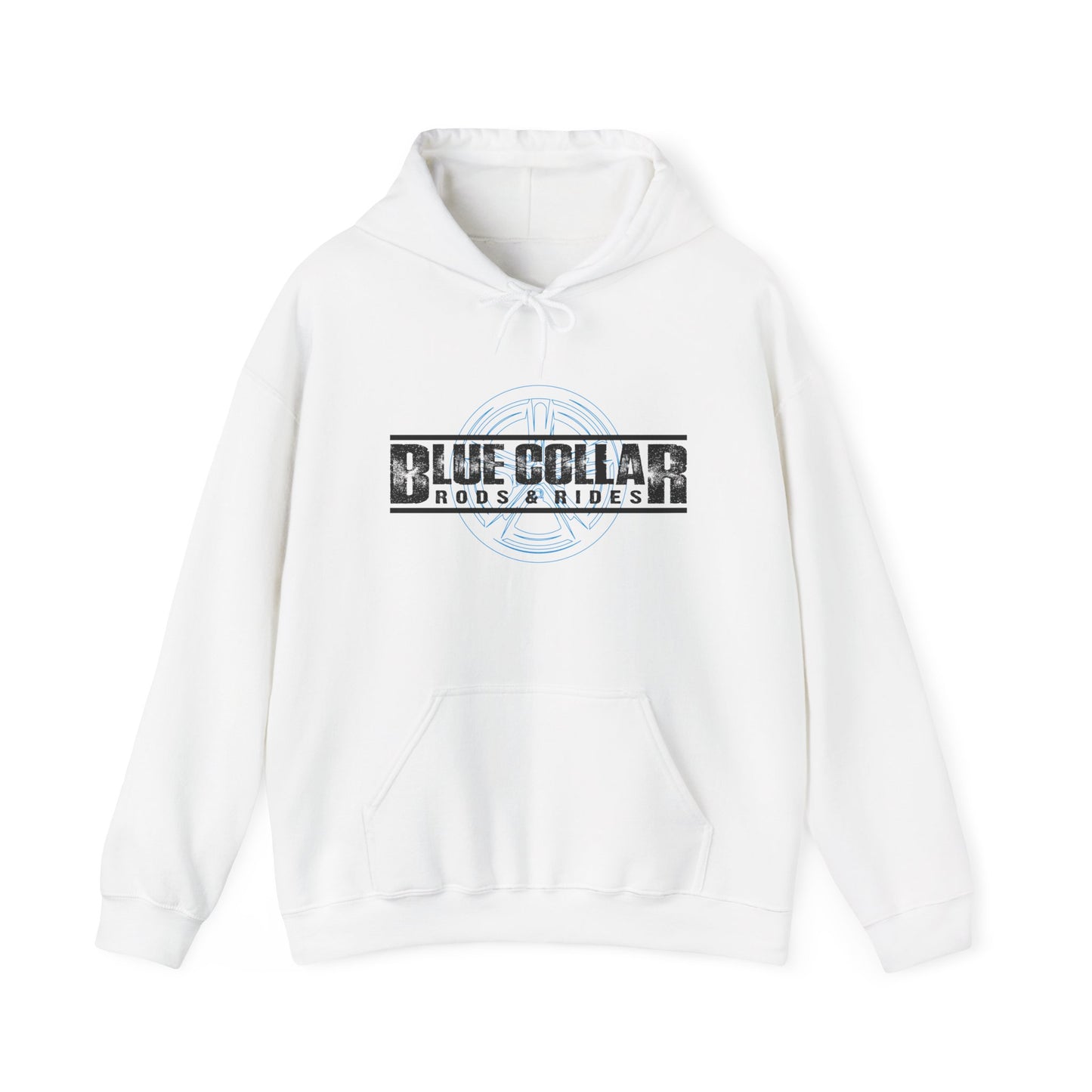 Blue Collar Wheel Hoodie