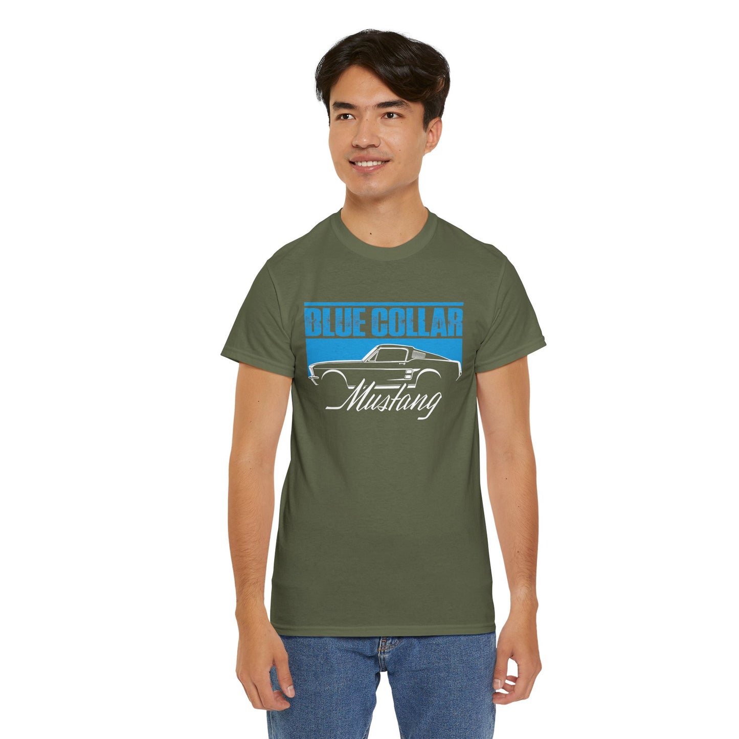 Blue Collar Mustang Tee