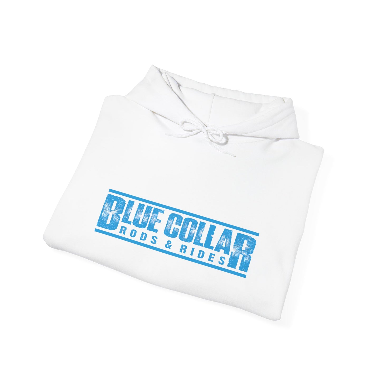 Blue Collar Block Logo Hoodie
