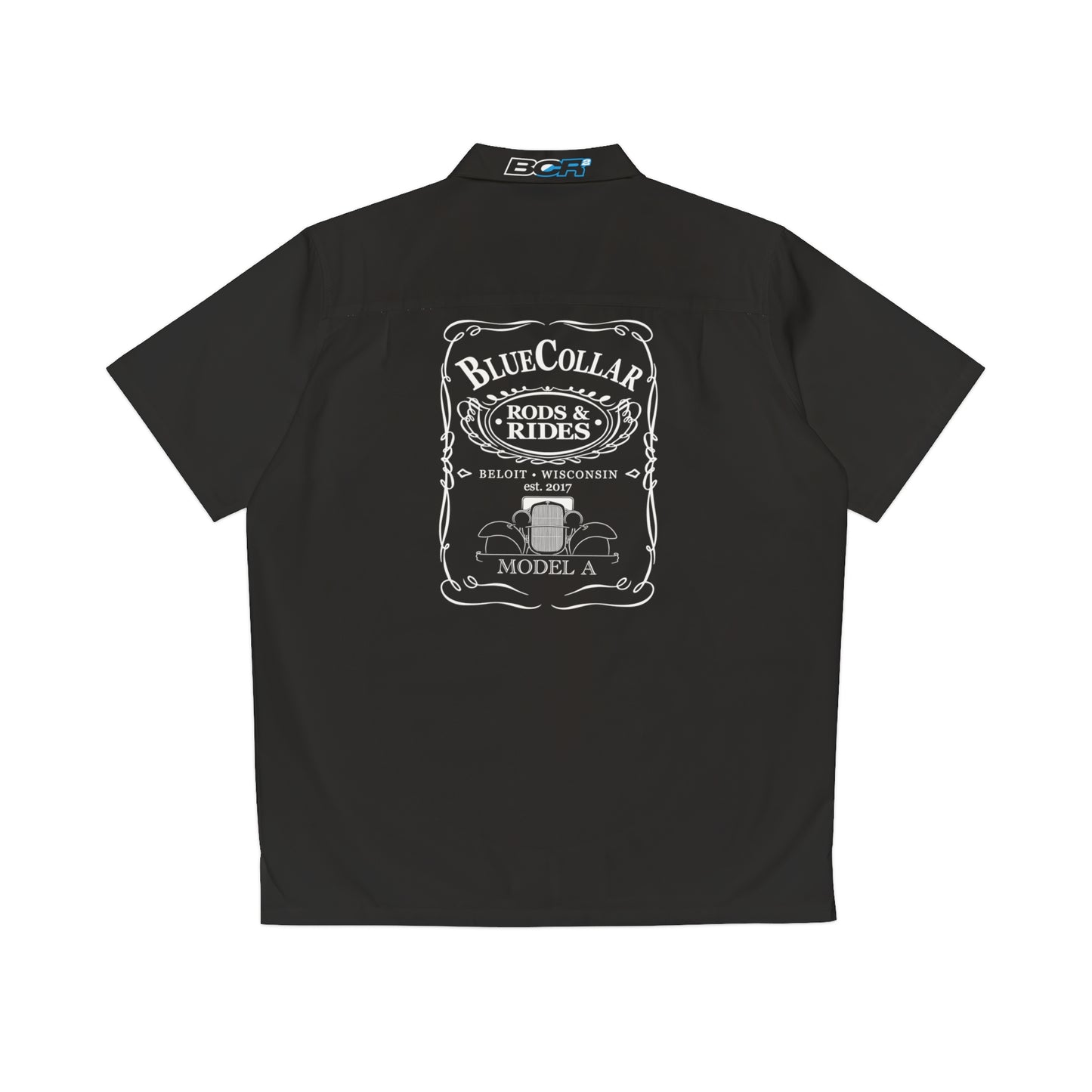 BC JD Model A Black Hawaiian Shirt