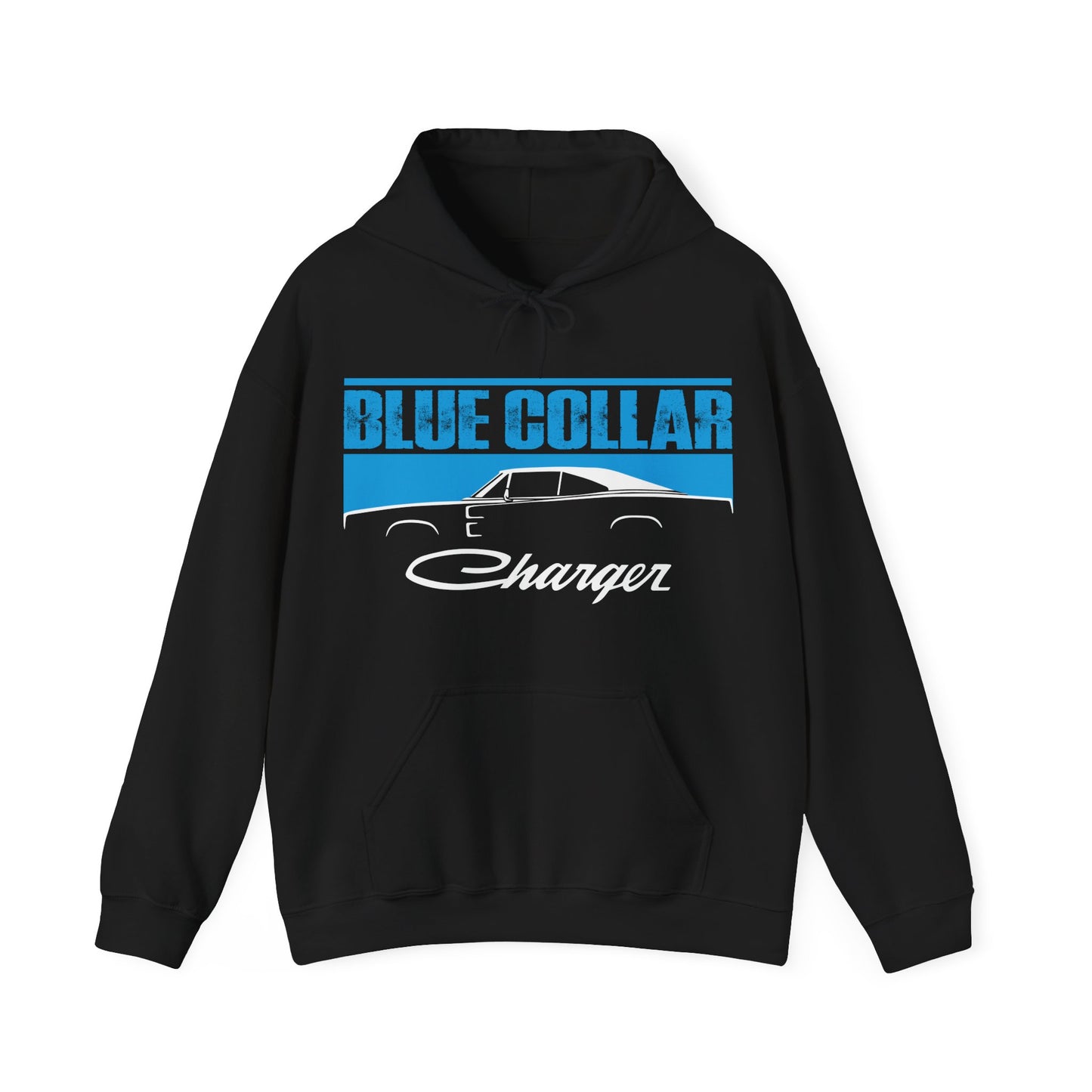 Blue Collar Charger Hoodie