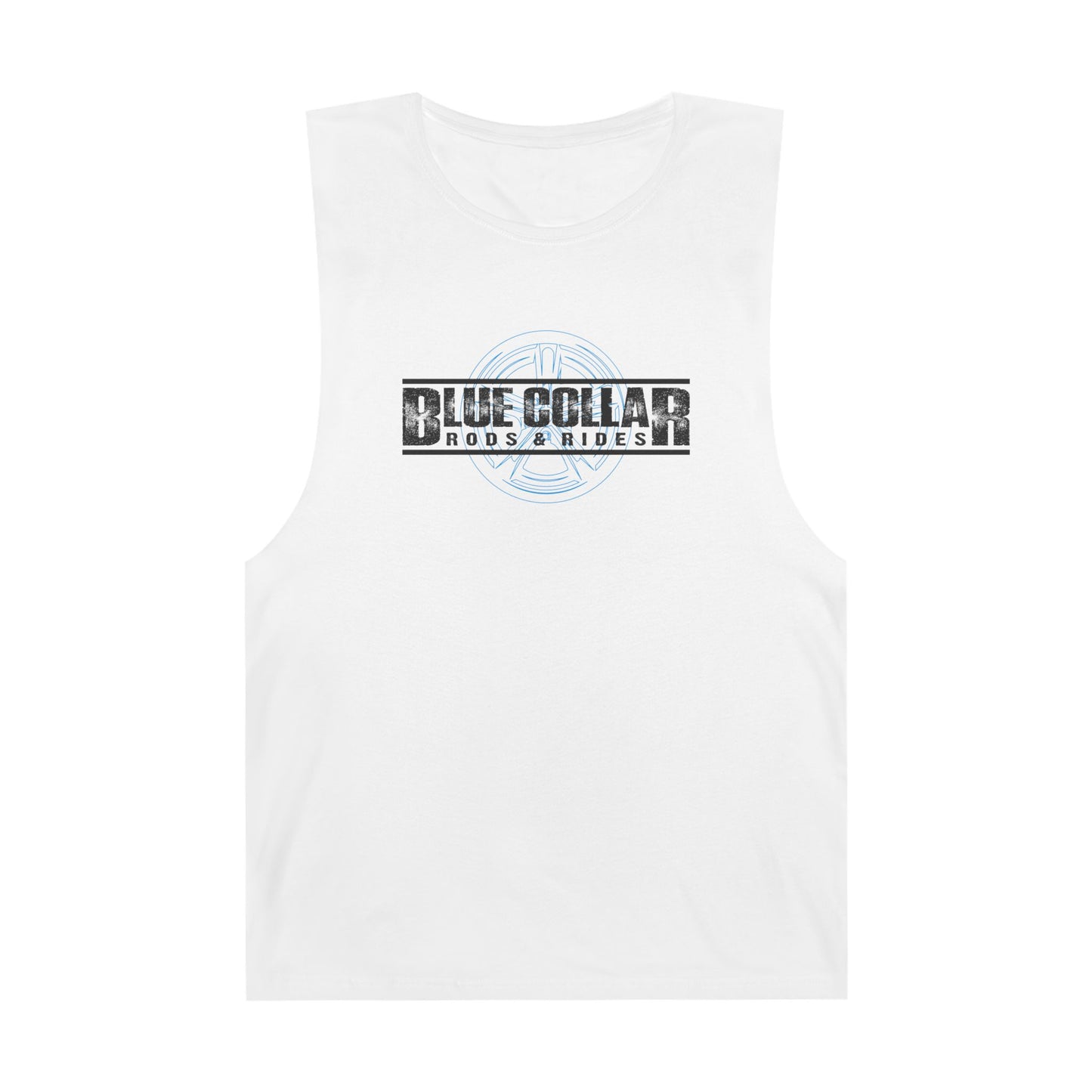 Blue Collar Wheel Sleeveless Tee