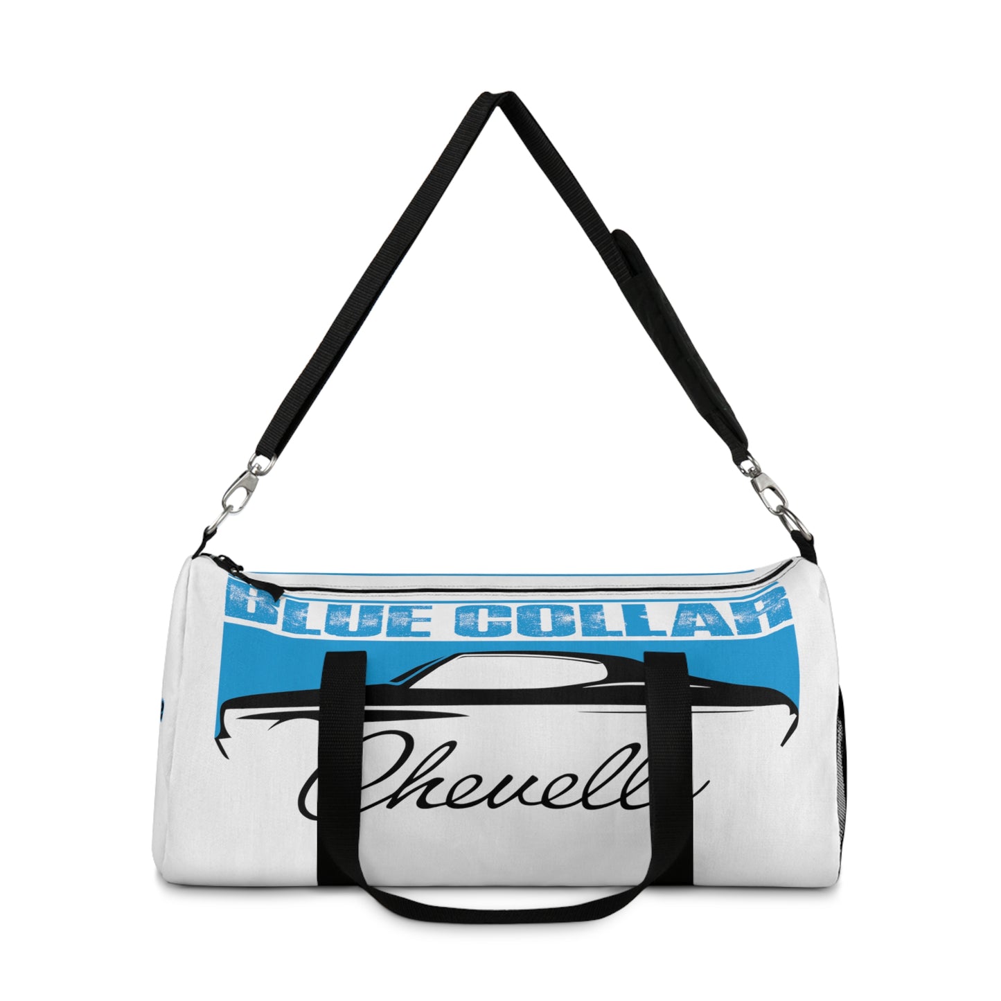 Blue Collar Chevelle White Duffel Bag