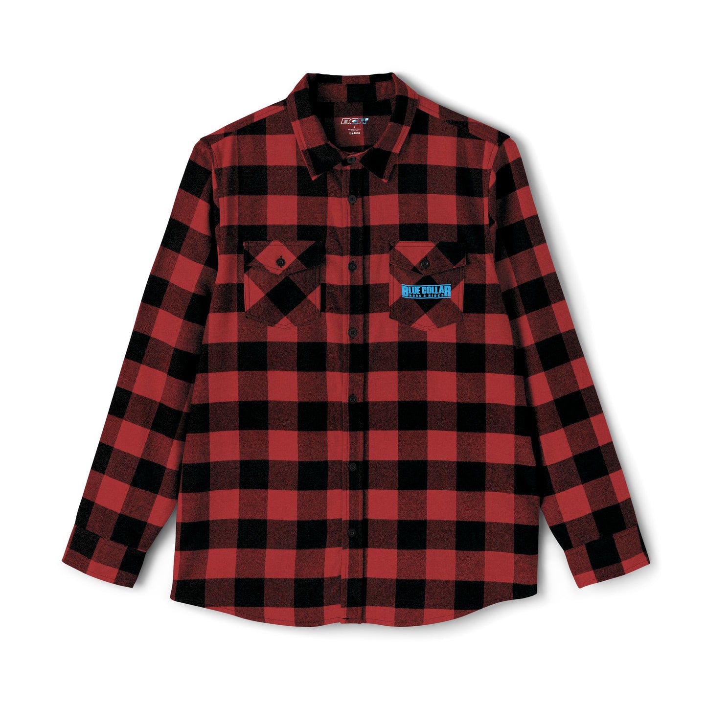 Blue Collar Block Logo Flannel Shirt