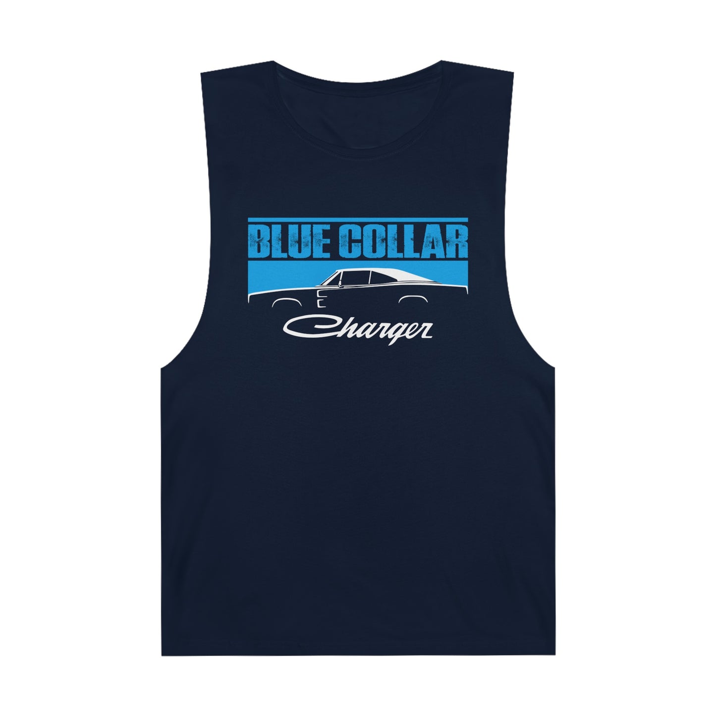 Blue Collar Charger Unisex Sleeveless Tee