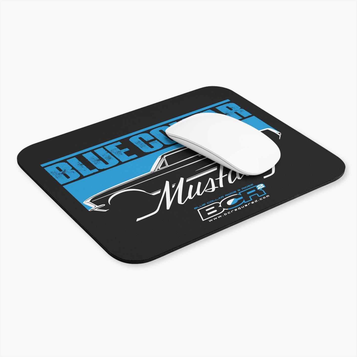 Blue Collar Mustang Mouse Pad