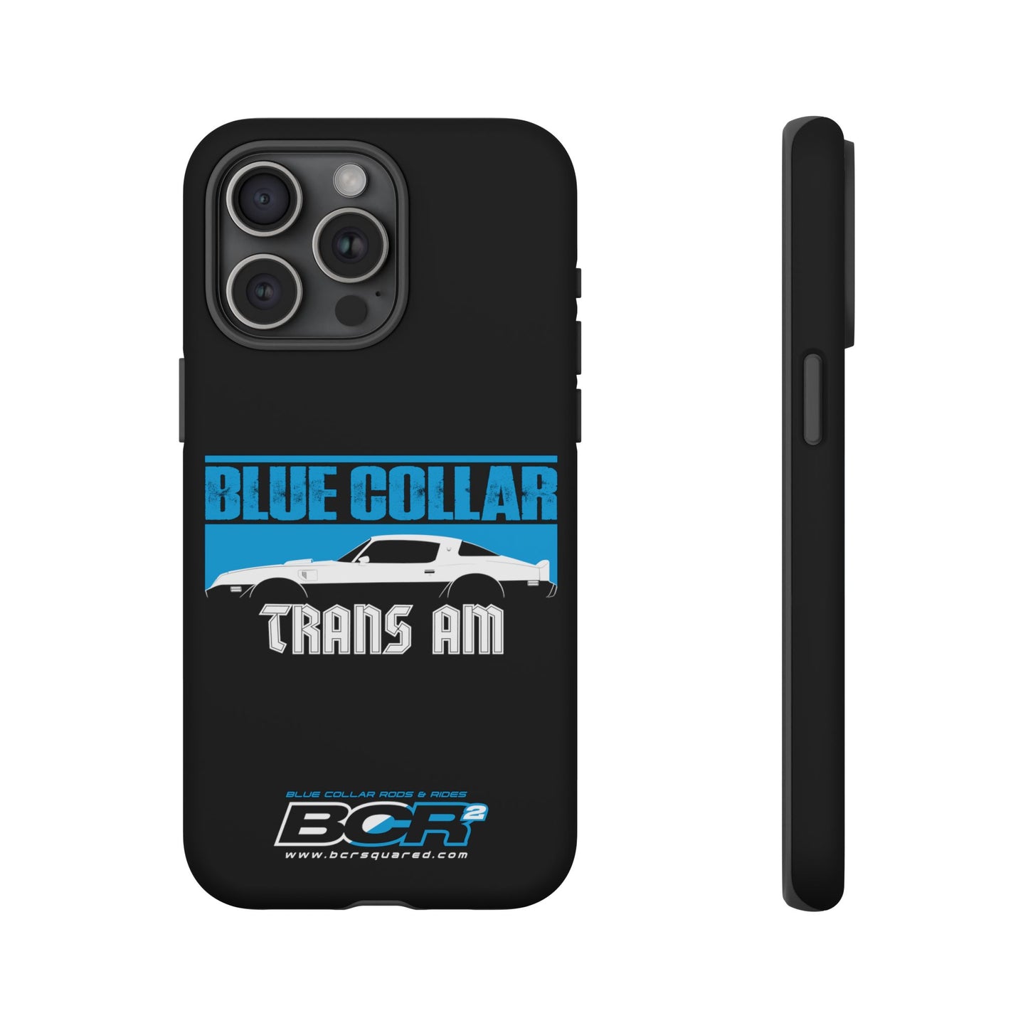 Blue Collar Black Phone Case