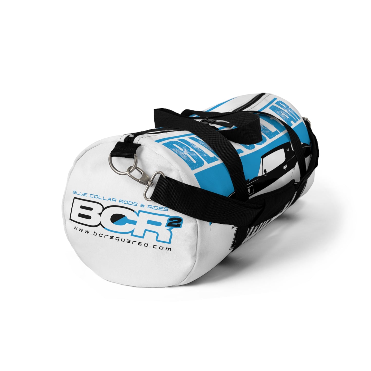 Blue Collar Trans Am White Duffel Bag