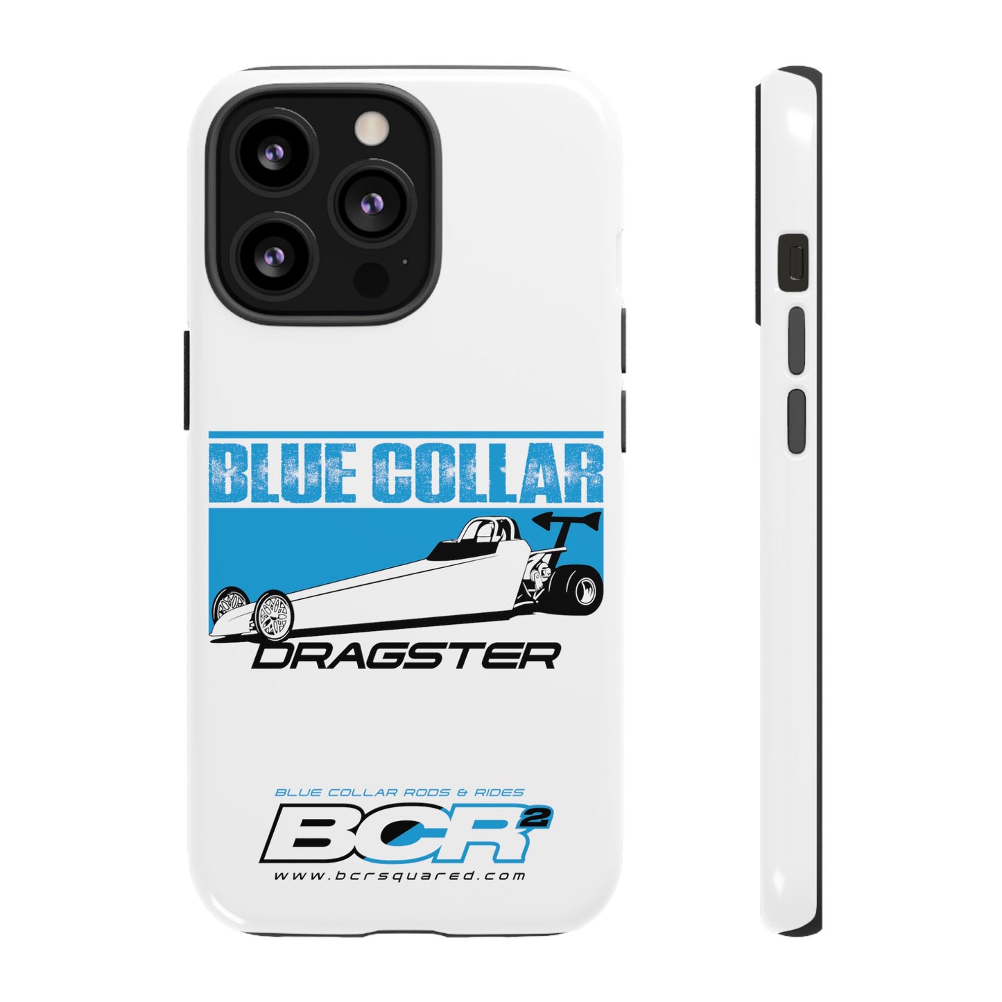 Blue Collar Dragster Phone Cases