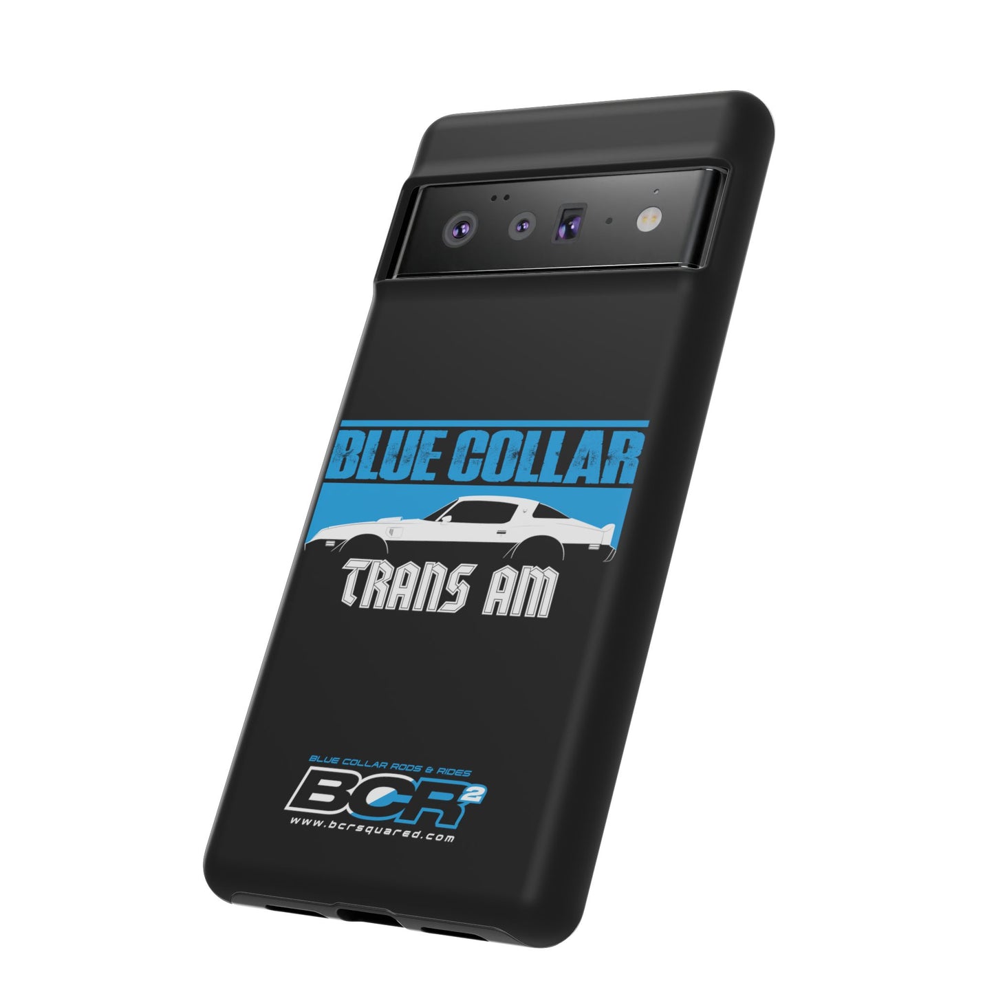 Blue Collar Black Phone Case