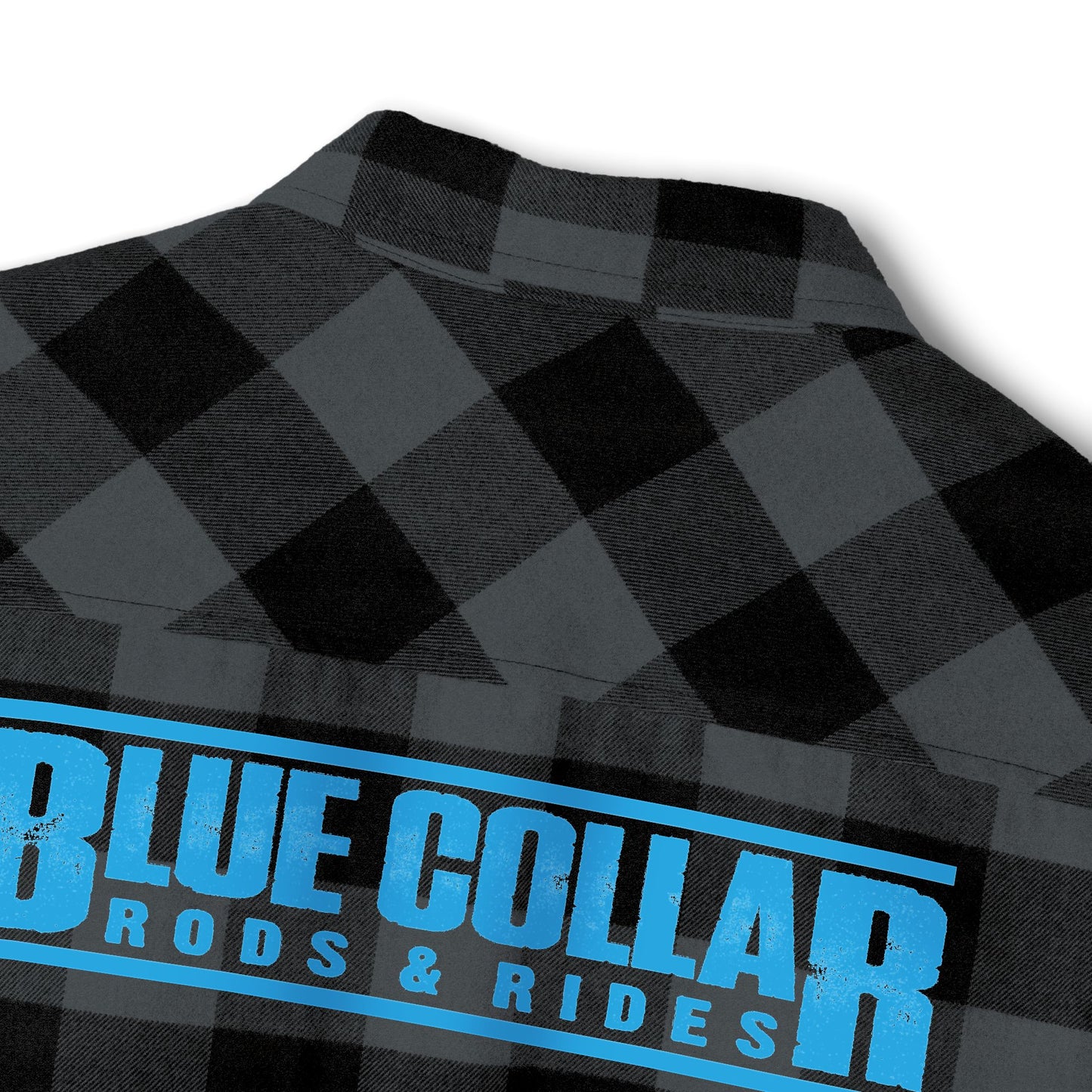 Blue Collar Block Logo Flannel Shirt