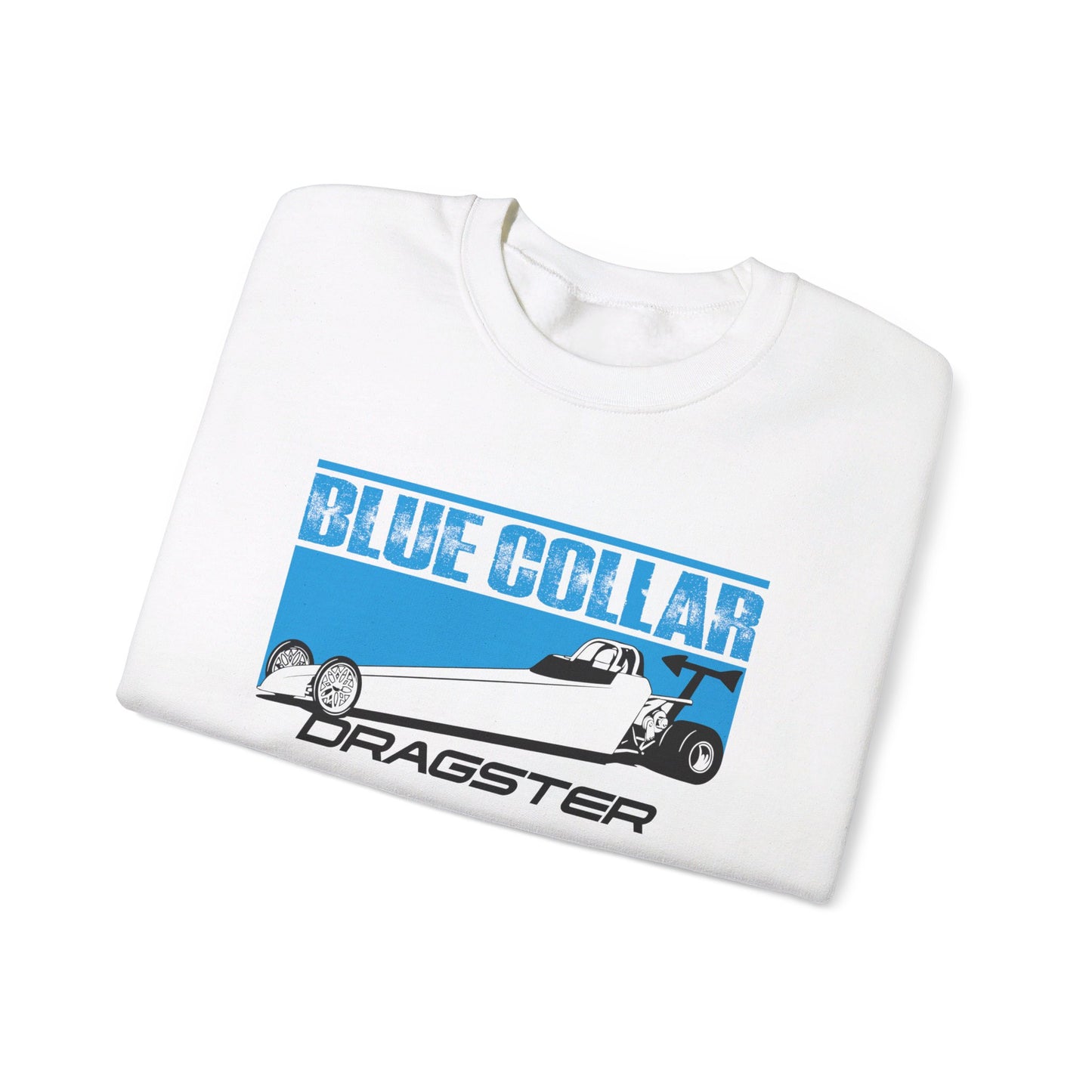 Blue Collar Dragster Crewneck Sweatshirt