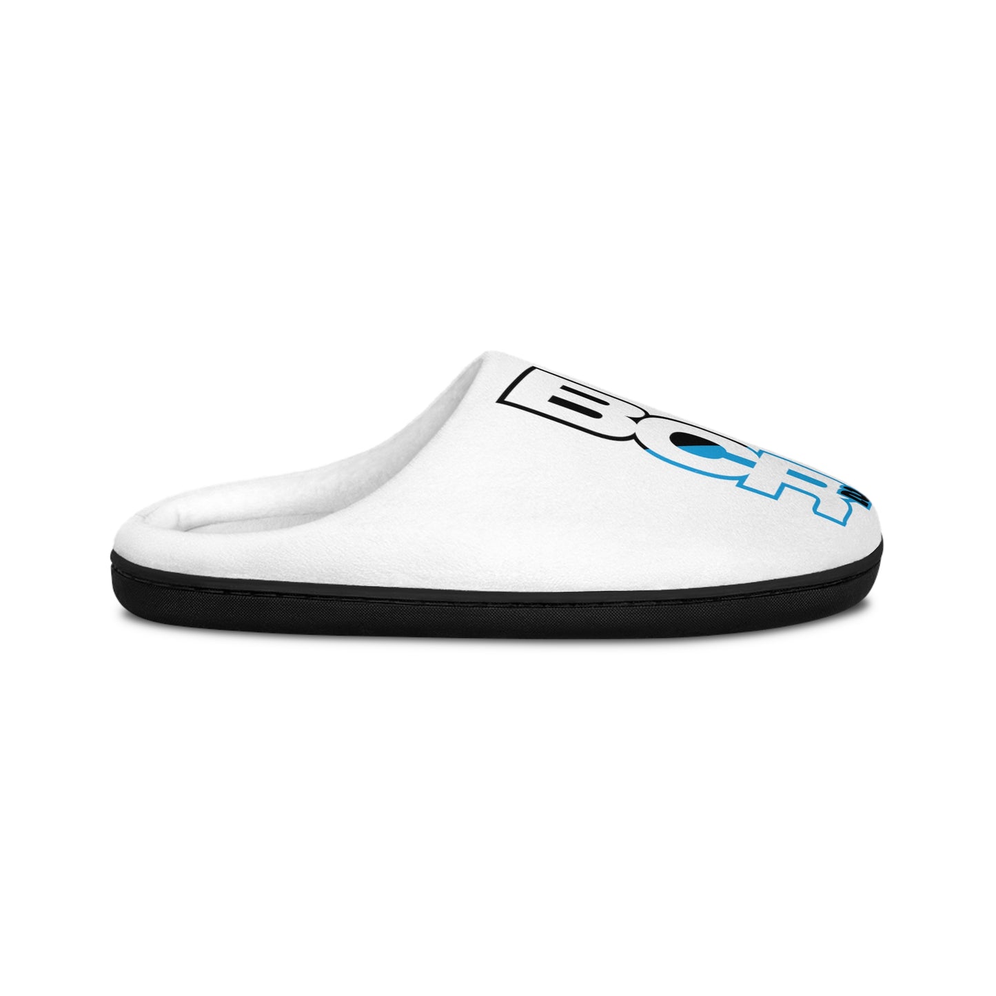 BCR Squared White Indoor Slippers