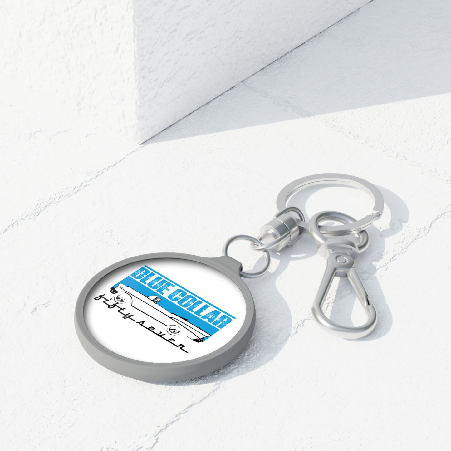 Blue Collar Fifty-Seven Keychain