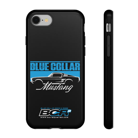 Blue Collar Mustang Black Phone Case