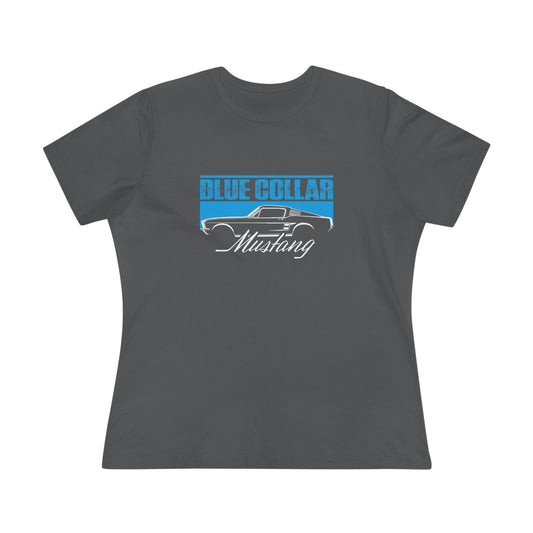 Blue Collar Mustang Women's Tee