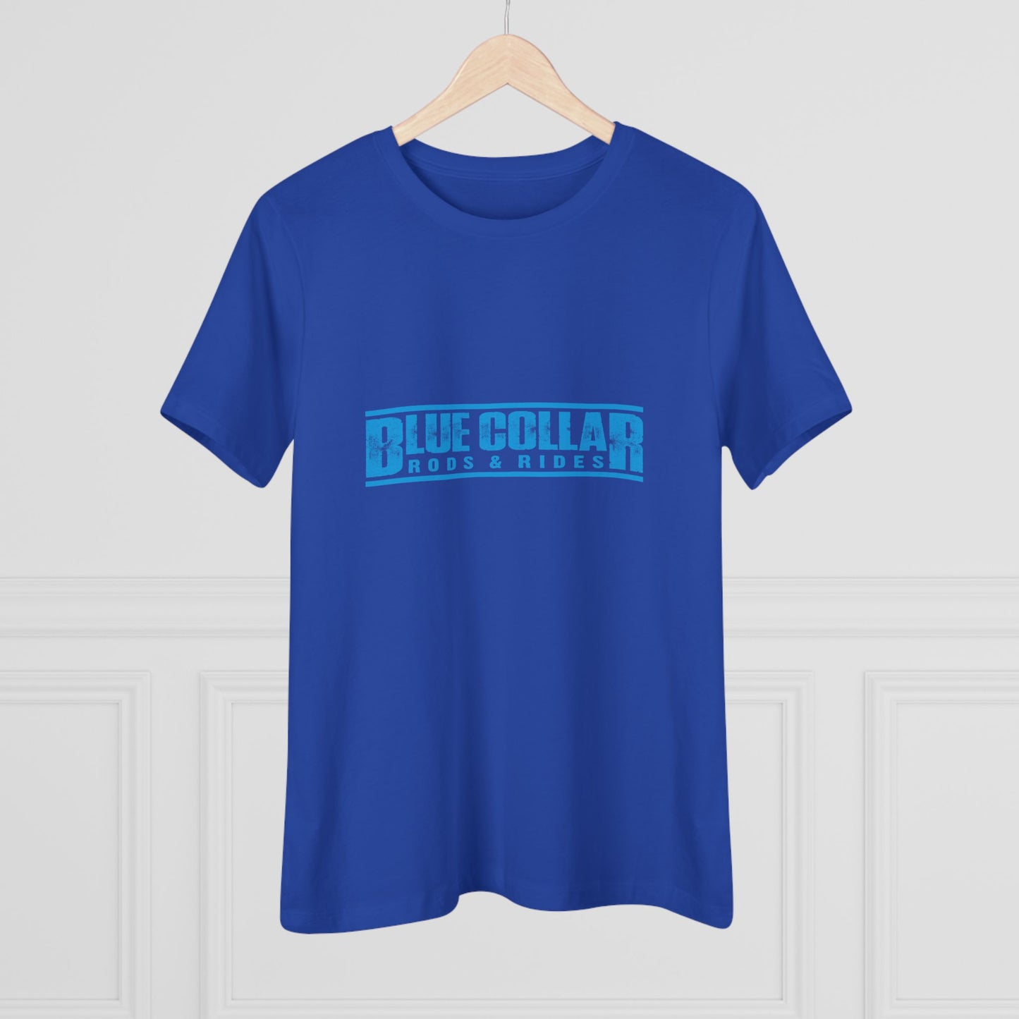 Blue Collar Block Logo Women's Tee