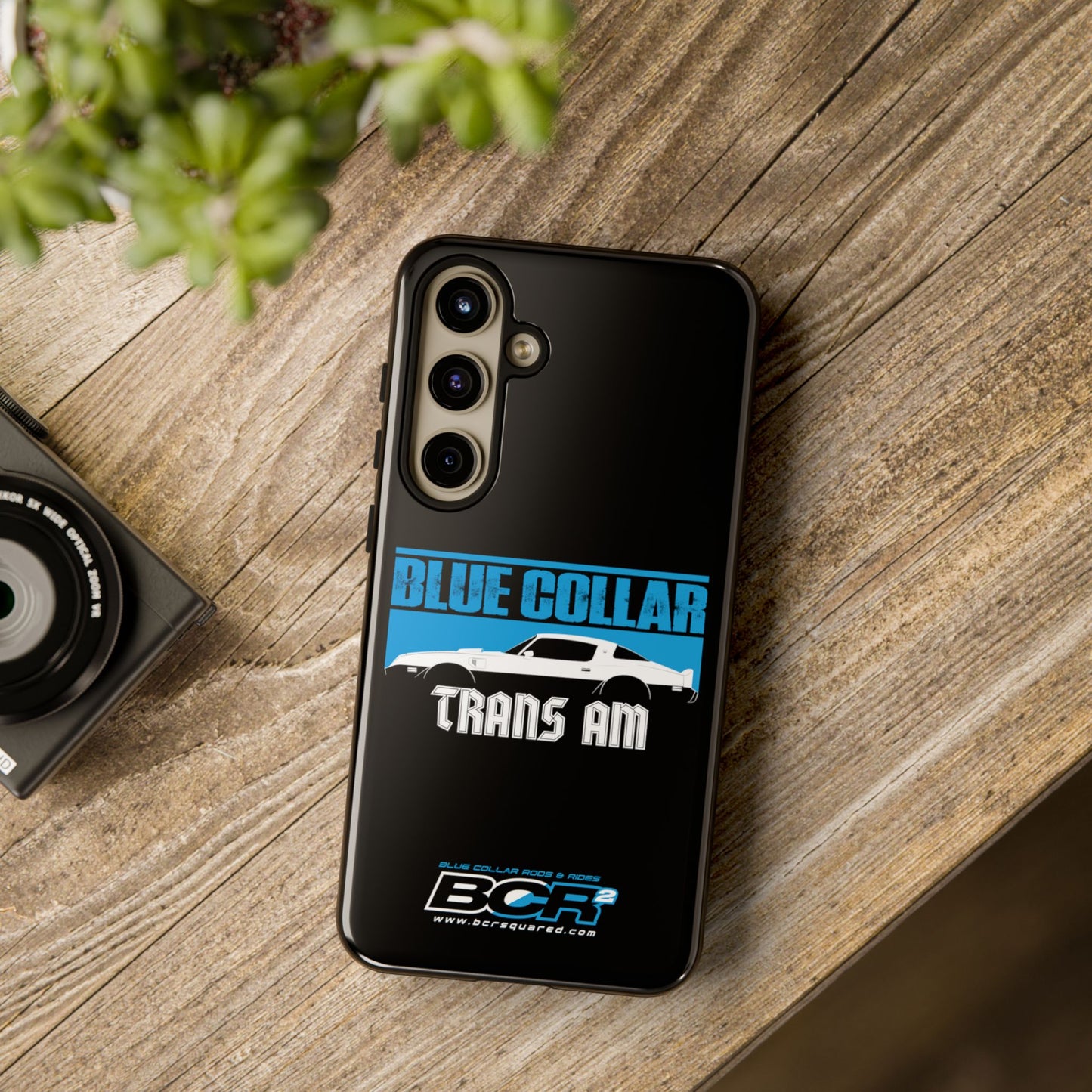 Blue Collar Black Phone Case