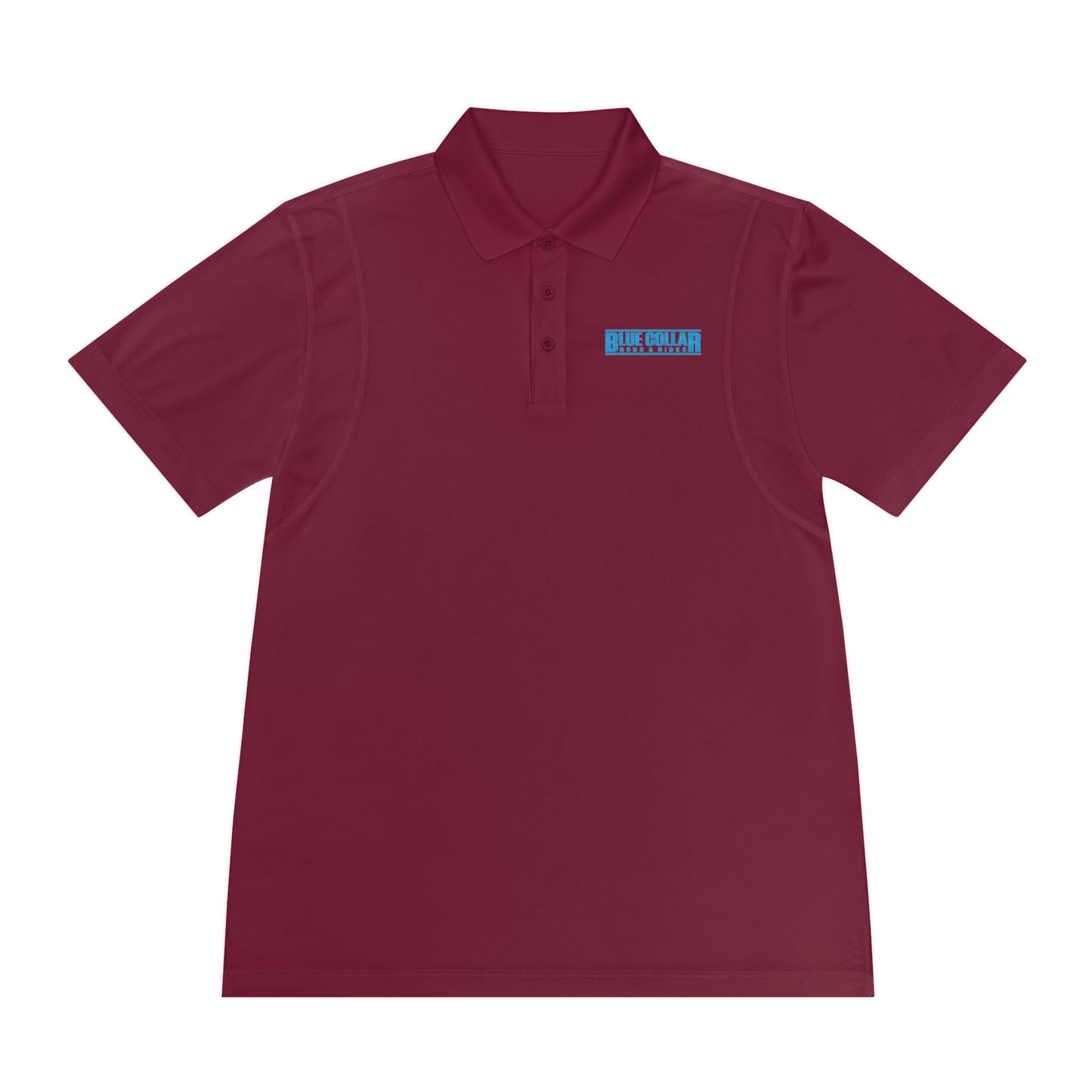 Blue Collar Block Logo Polo Shirt