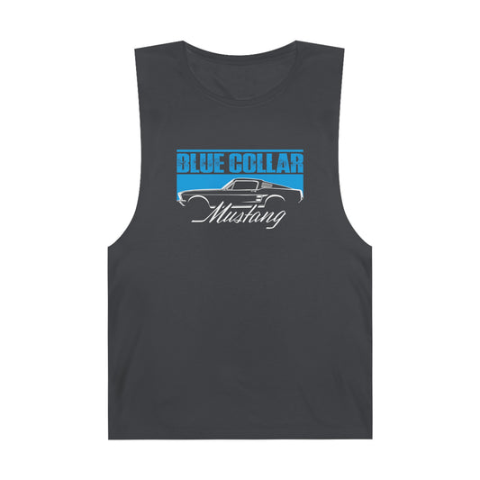 Blue Collar Mustang Sleeveless Tee