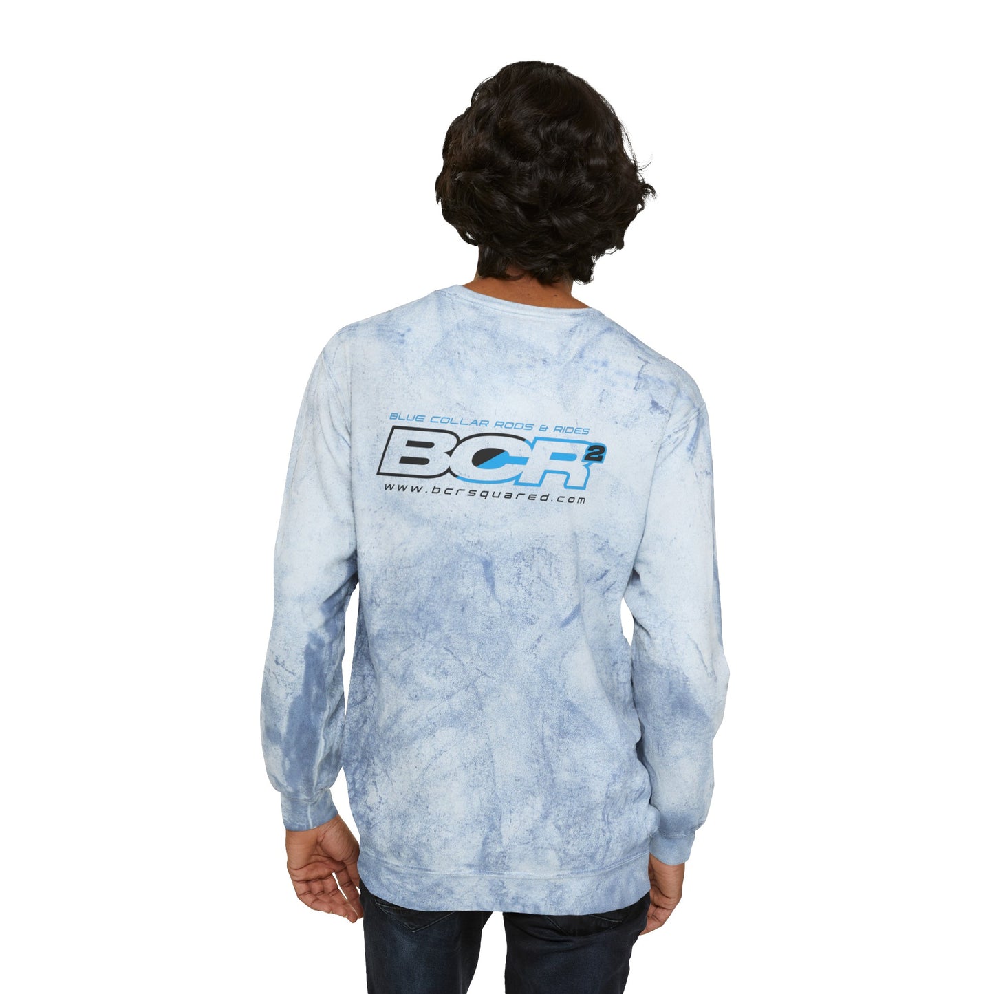 Blue Collar Mustang Color Blast Sweatshirt