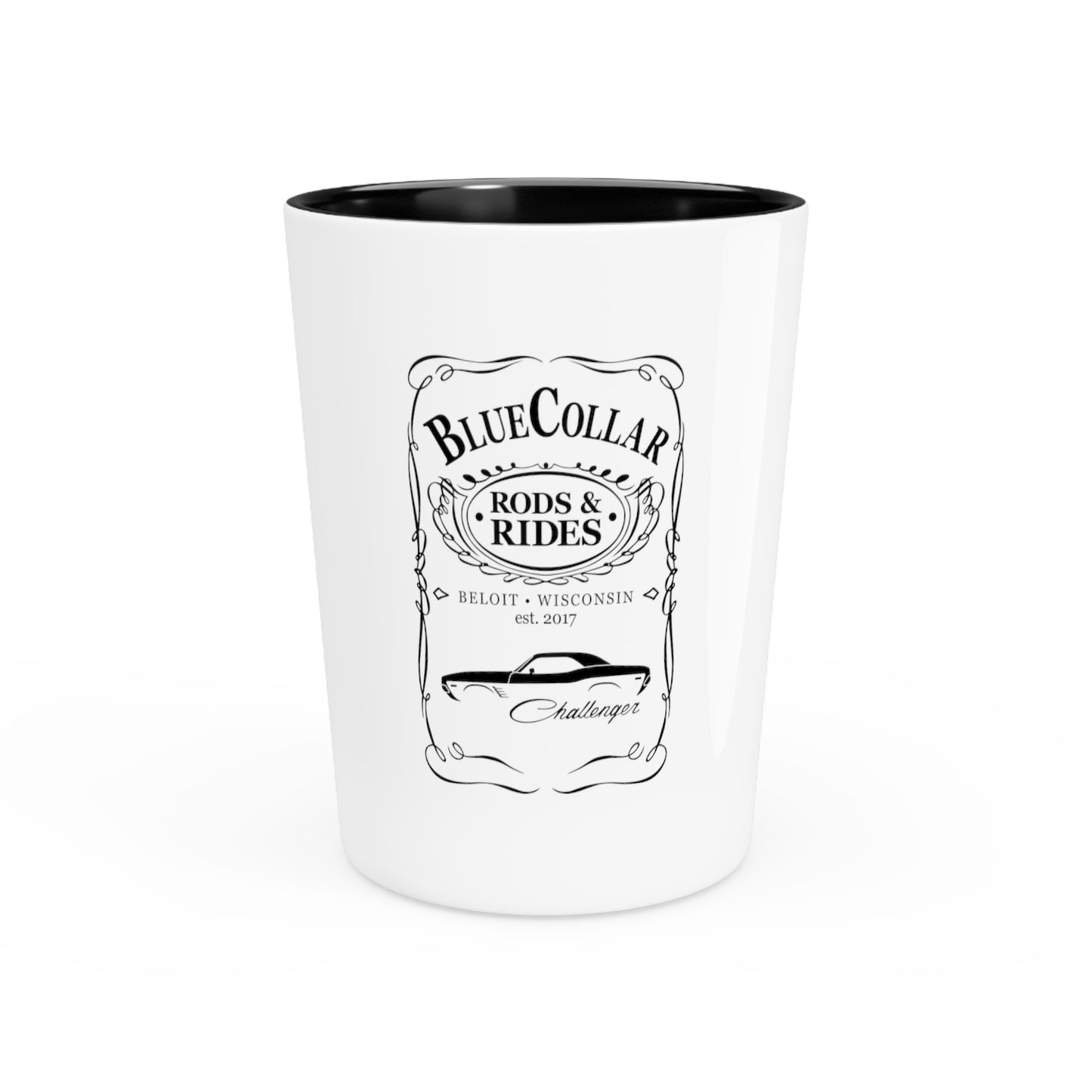 BC JD Challenger Shot Glass