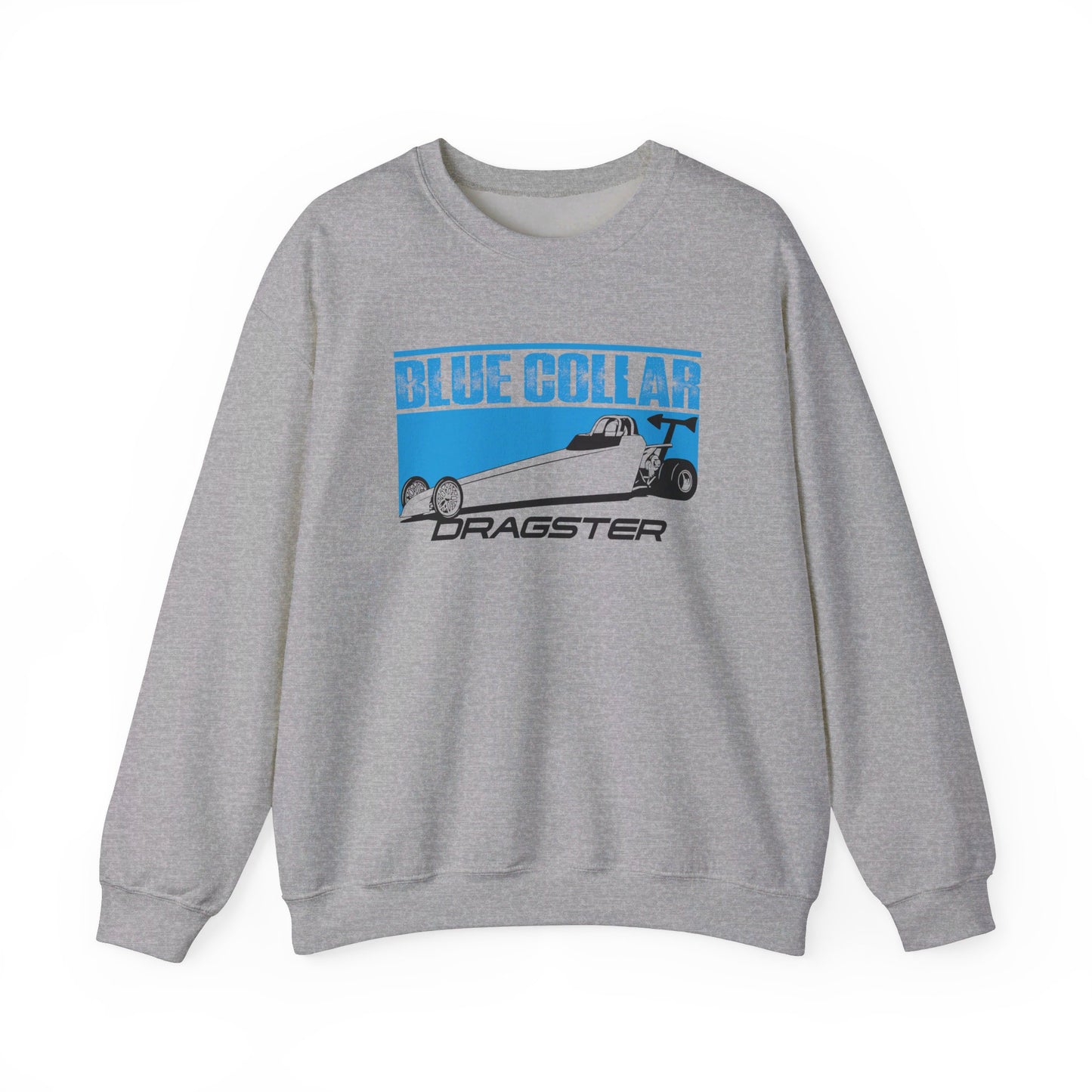 Blue Collar Dragster Crewneck Sweatshirt